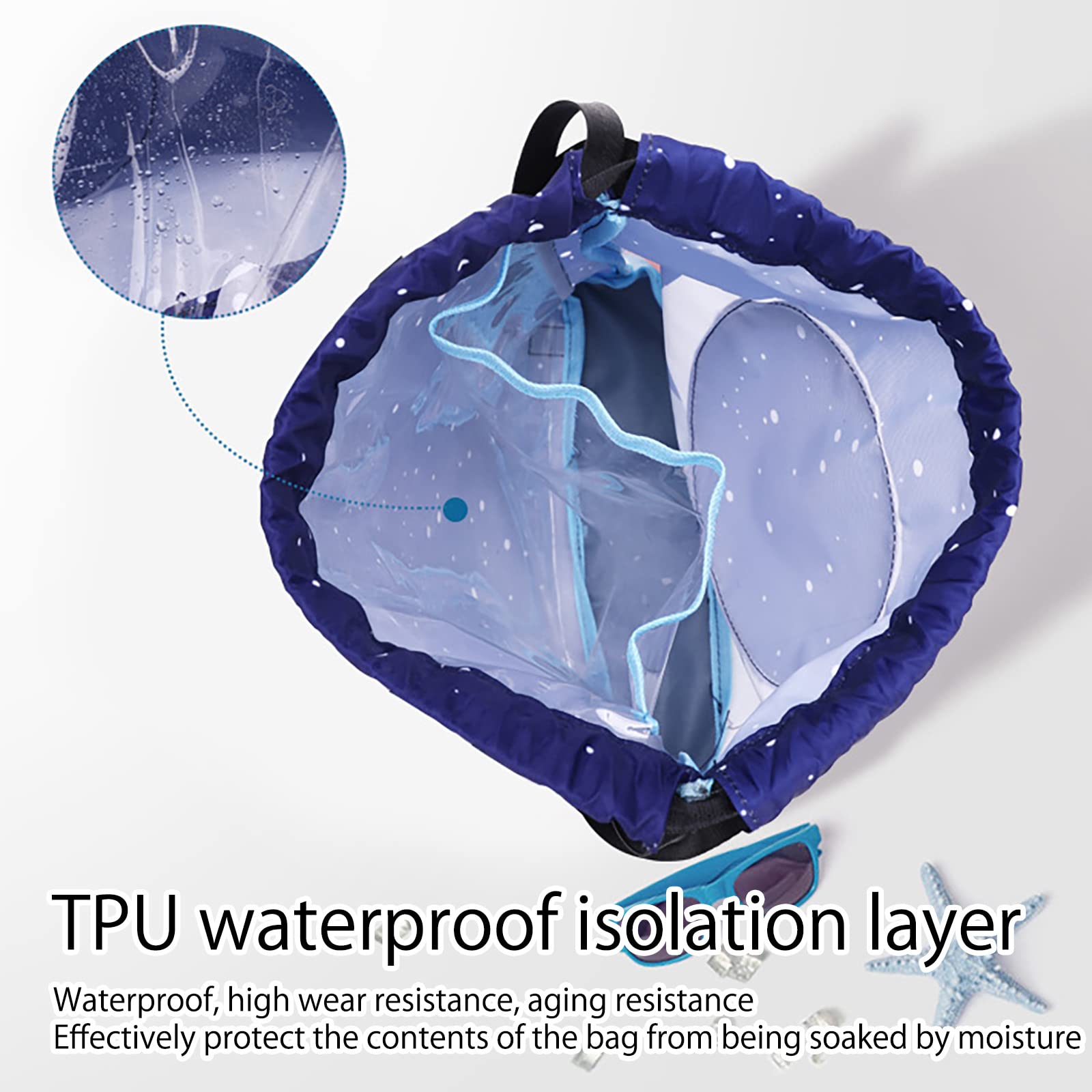 U.helper Wasserdichter Sportbeutel Mit Schuhfach – Perfekt Für Gym, Schwimmen & Strand