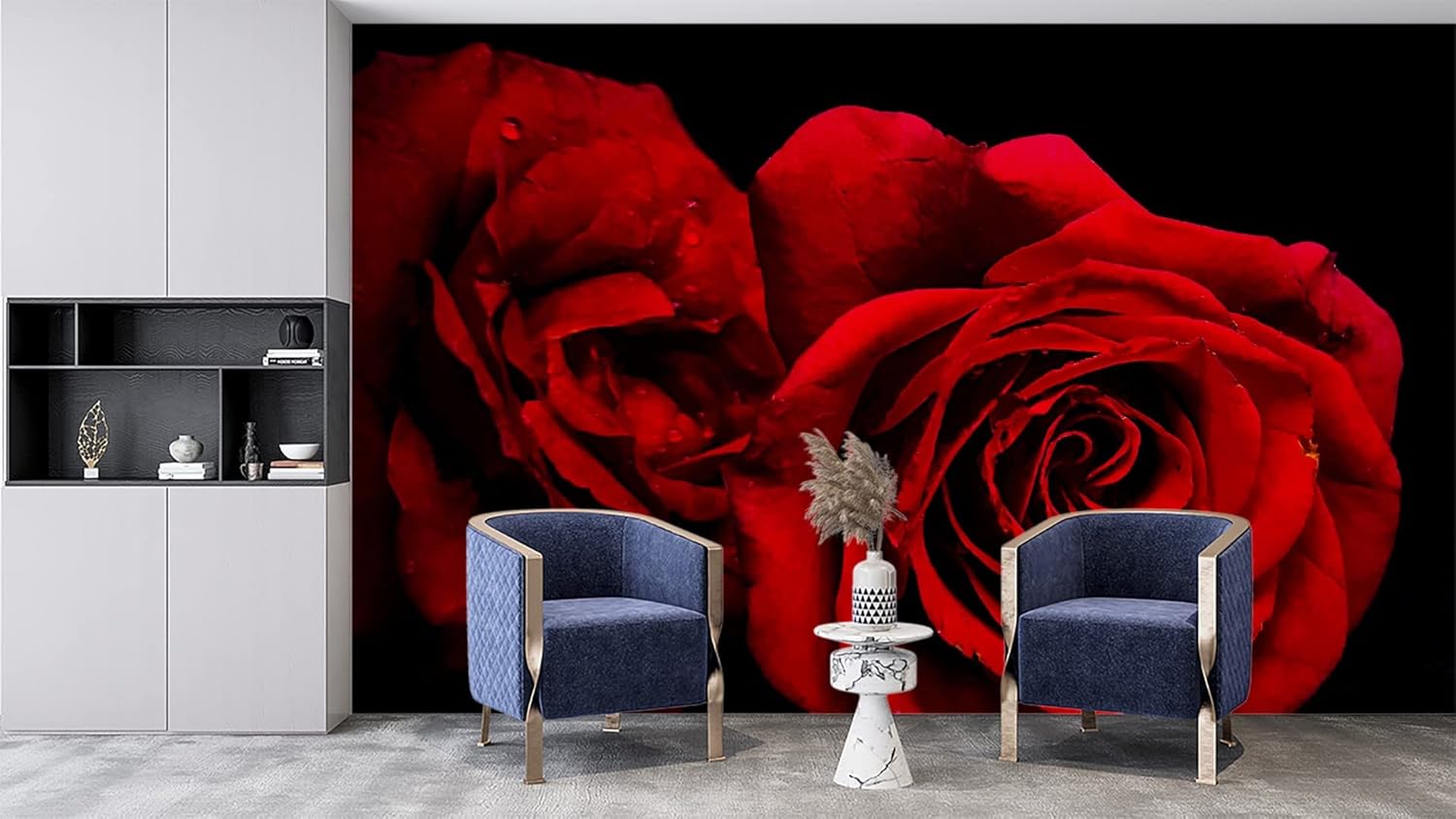 Myphotostation Red Rose Peel and Stick Wallpaper Removable Self