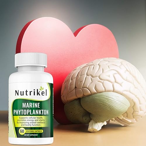 Miniatura 7 de Suplemento Omega 3 de fitoplancton marino  Cápsulas de algas a base de plantas para energía, concentración y apoyo celular  Superalimento vegano