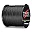 Dorisea Extreme Braid 100% Pe Black Braided Fishing Line 109Yards-2187Yards 6-550Lb Test Fishing Wire Fishing String Incredible Superline Zero Stretch (100m/109Yards 6lb/0.10mm)