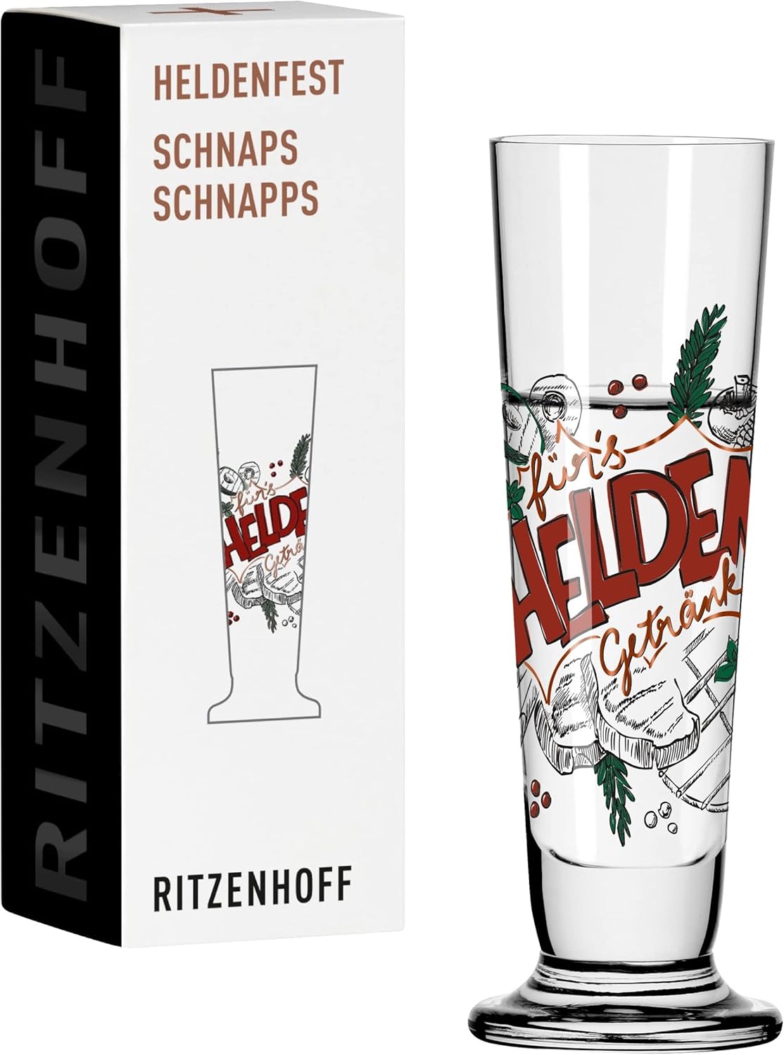 Ritzenhoff 6031006 Flûte à champagne 200 ml - Série Goldnacht Duett