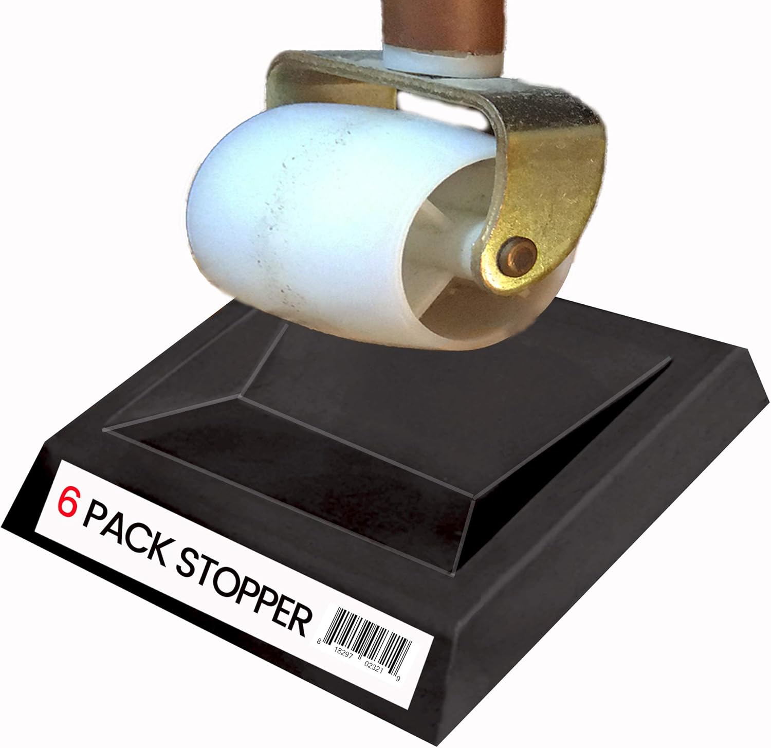 iPrimio Furniture Bed Wheel Stopper, Solid Rubber Caster Cups for