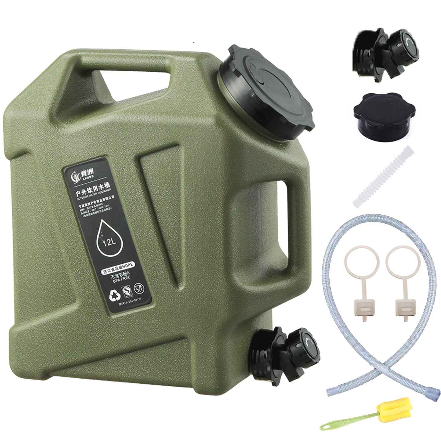 Tanica Acqua Campeggio 11/12/18/25L Con Rubinetto - Senza BPA, Portatile, Per Outdoor E Camper - Foto 10