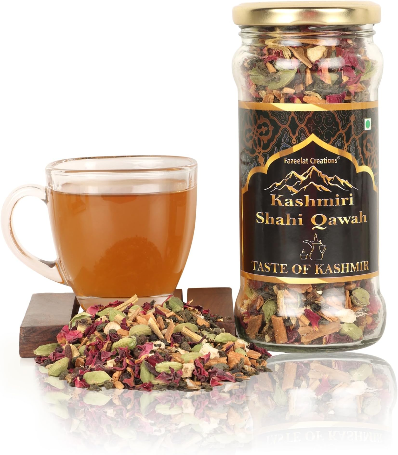 FAZEELAT CREATIONS Kashmiri Shahi Kahwa 100gm