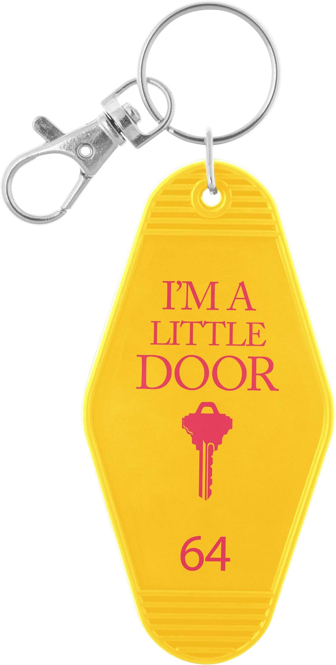 Wit Gifts Hotel Keychain, Right Size - 3.5” L x 1.65” W,fits into Pocket, Door Key