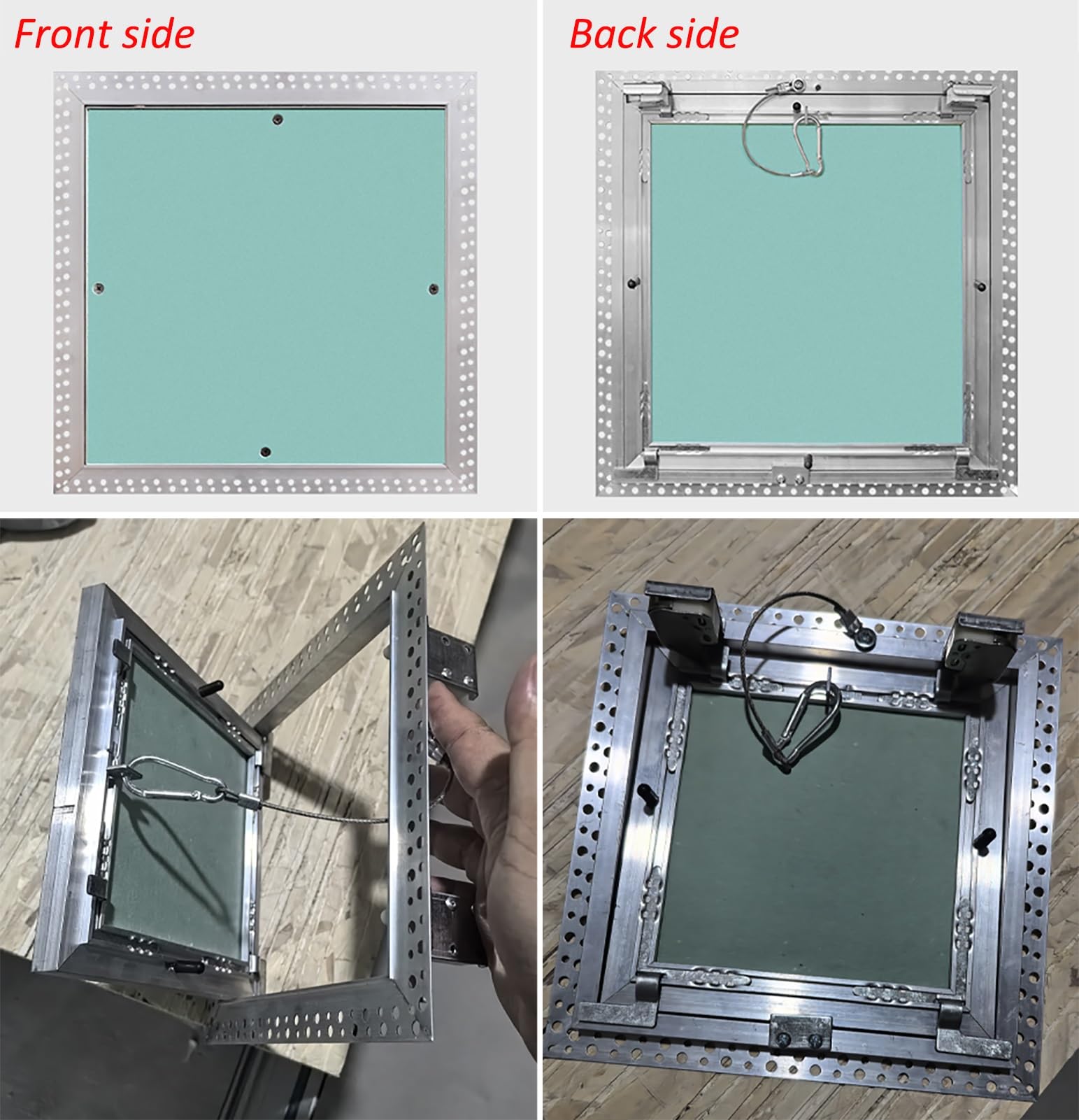Trampilla Pladur Panel de Acceso Mural Pintable para Pladur, Compuerta de Acceso Empotrada con Marco de Aluminio, Tapa de Orificio de Acceso de Servicio(12x32in/30x80cm)