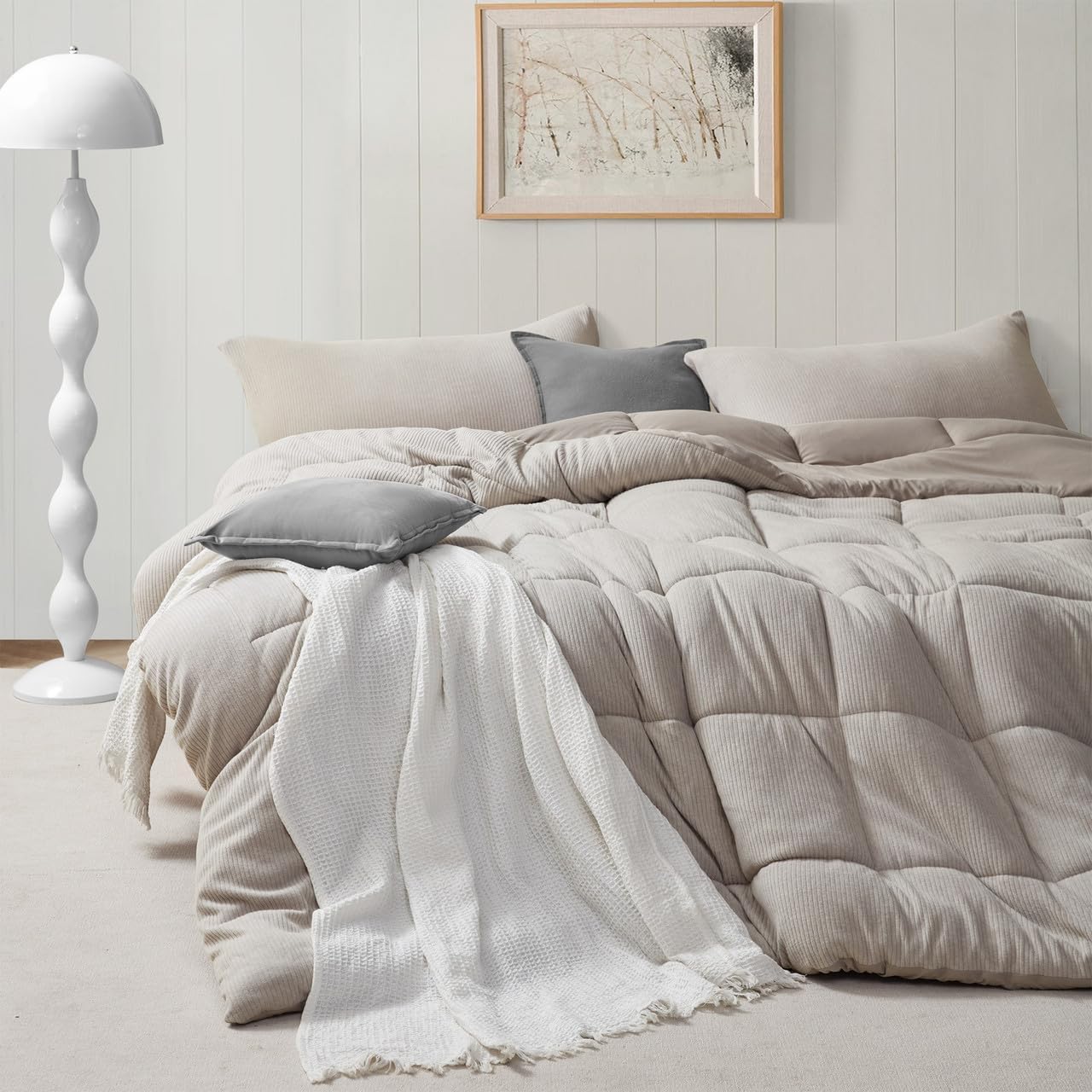 Byourbed Gettin Warmer - Coma Inducer® Oversized Full Comforter - Driftwood Taupe