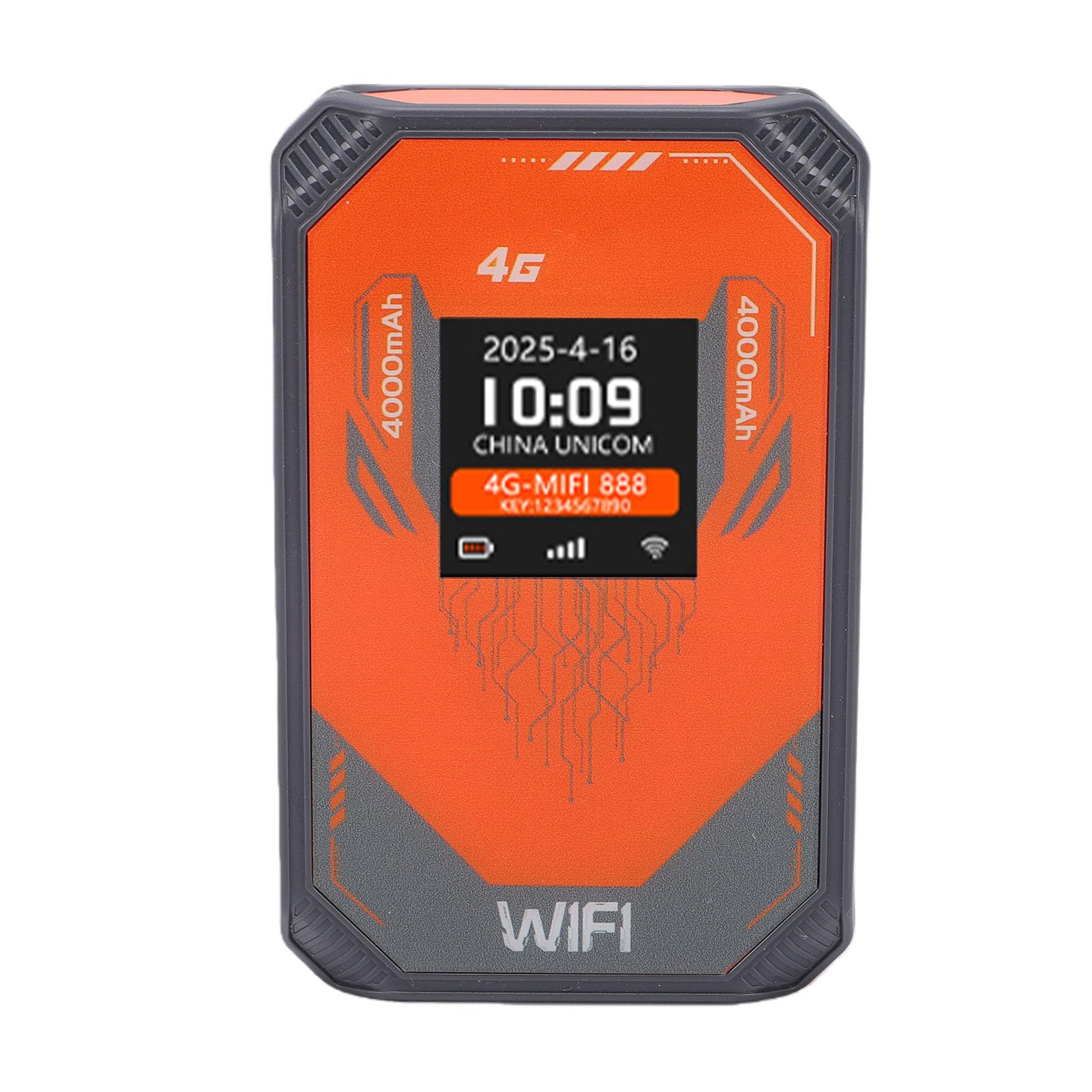 Router WiFi Mobile, Router Portatile ABS con Slot SIM 4G LTE, LCD