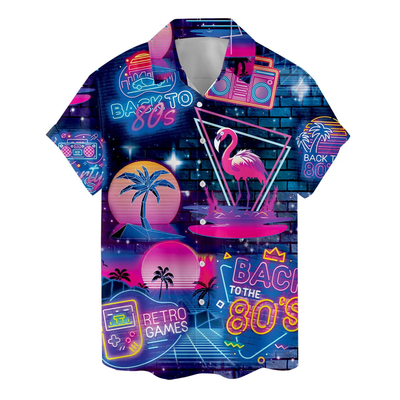 Funny Hawaiian Shirts for Men Palm Beach Shirts Tropical Vacation Shirts H2