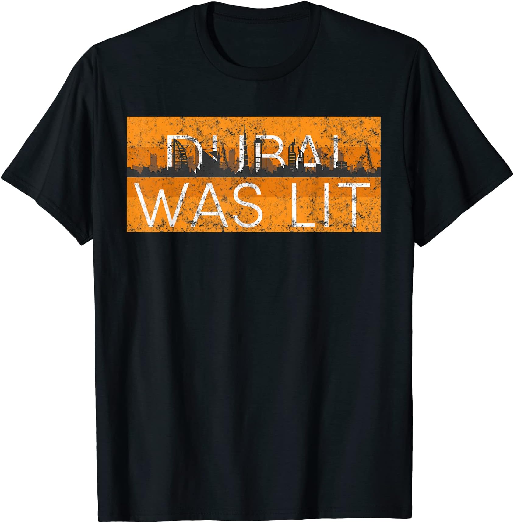 Vintage Dubai Was Lit T-Shirt Trip Shirt City Gift Camel T-Shirt