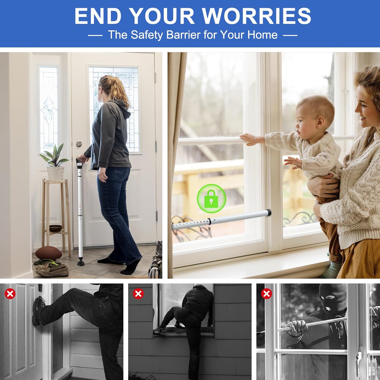 Sliding Door Security Bar