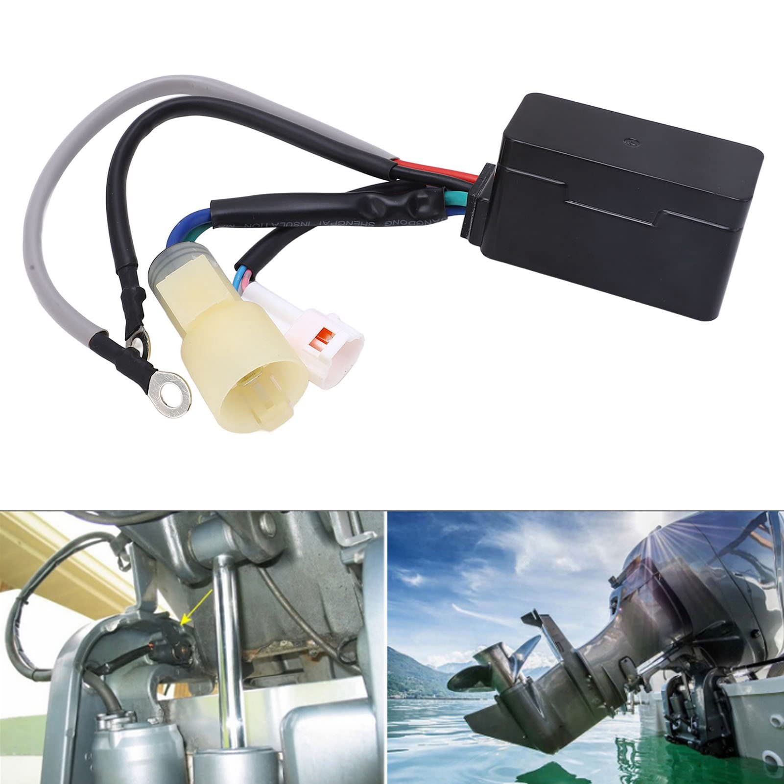 TOPINCN Ajuste para Motor Fuerza Tilt Trim Relé 38410 93J12