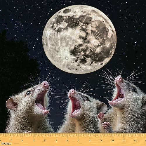 Miniatura 8 de Tela de zarigüeya por yarda, regalos de zarigüeyas, tela de tapicería para sillas, sofá, amantes de las zarigüeyas, regalo de cumpleaños, decoración