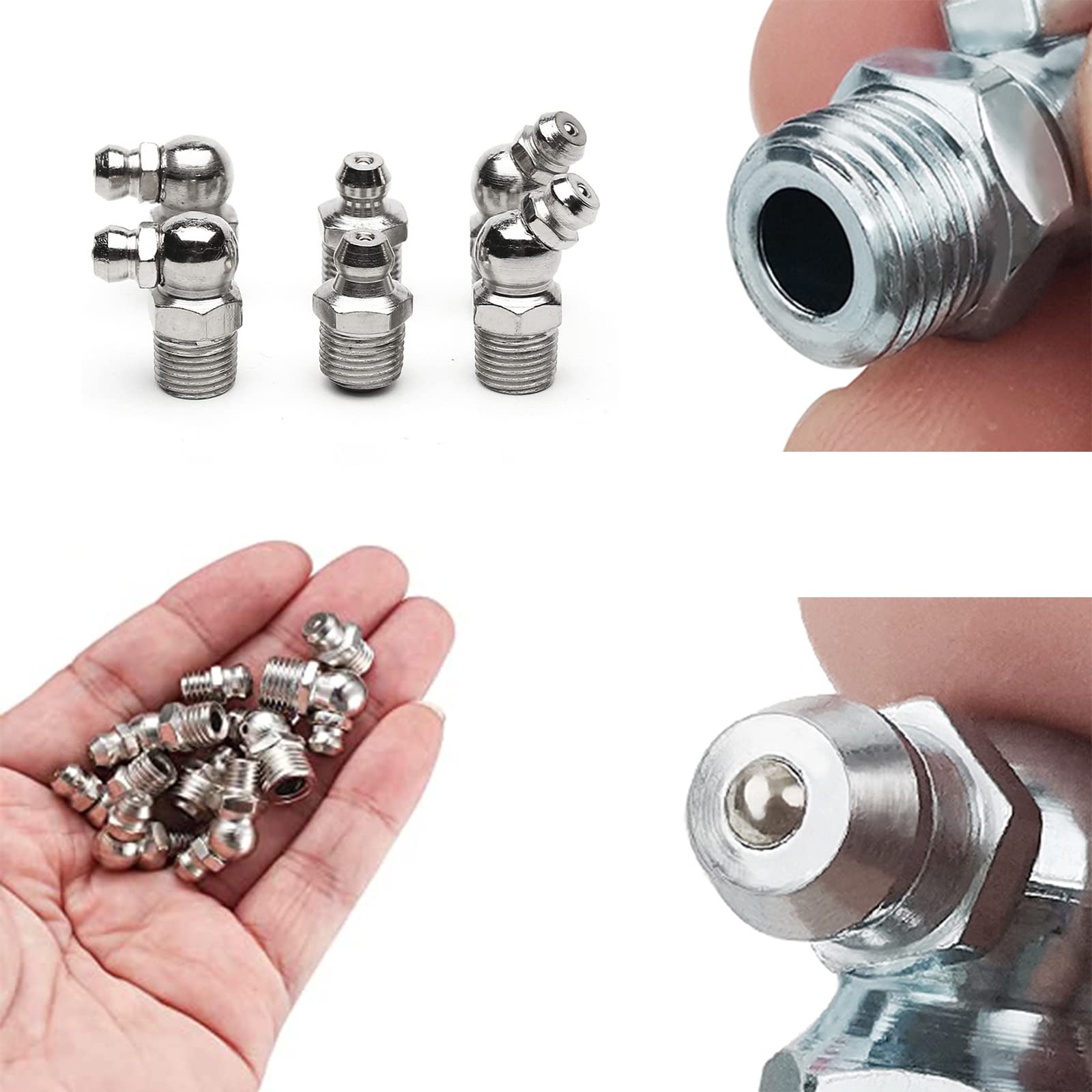 KAERYZ 110 Pz Metrico DIN 71412 Grasso Nipplo Assortimento M6 M8 - Foto 7