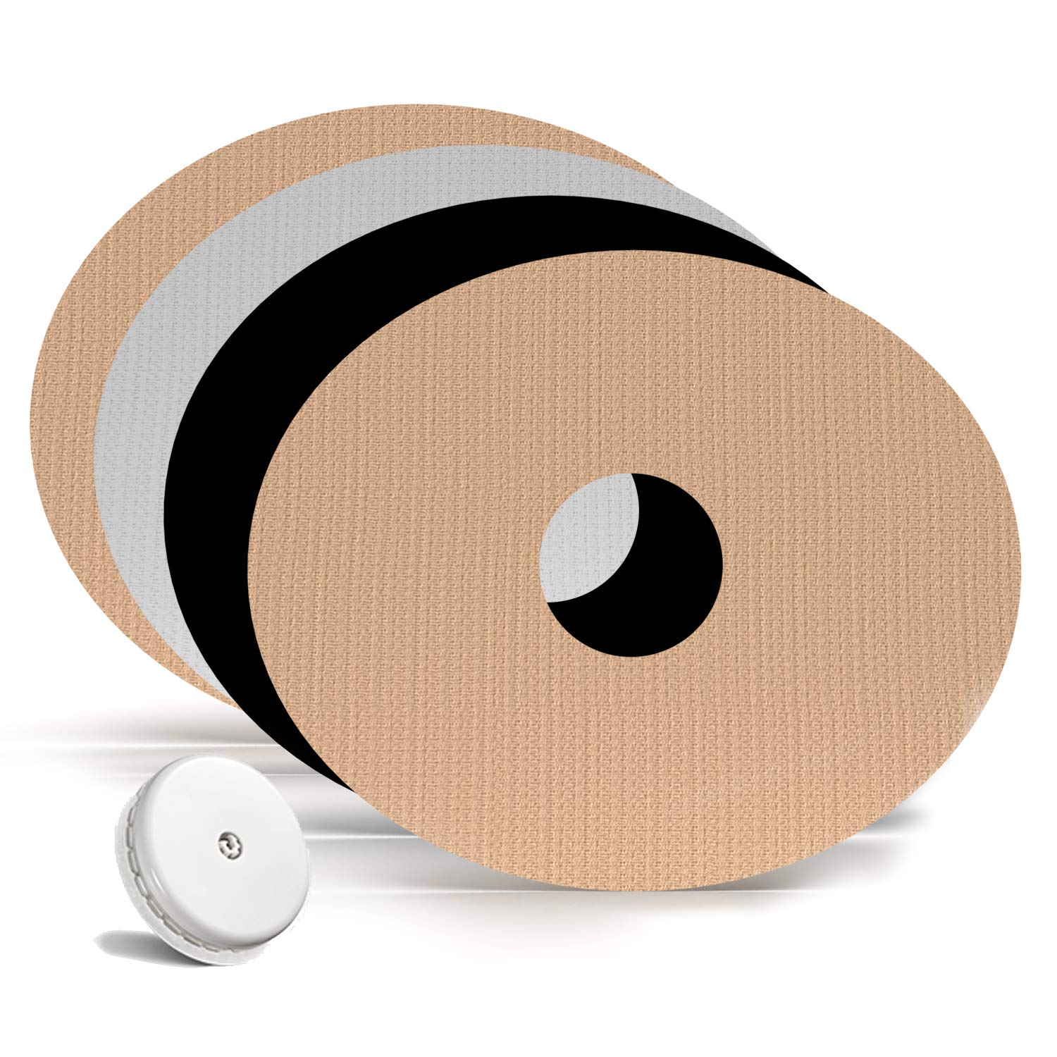 All Seasons Combo: Oval Shapes for Your Libre Device - Original, Extreme, Power-X, and Pure and Simple Formulas - Assorted Colors - 25 Pack - CGM Patches for Libre