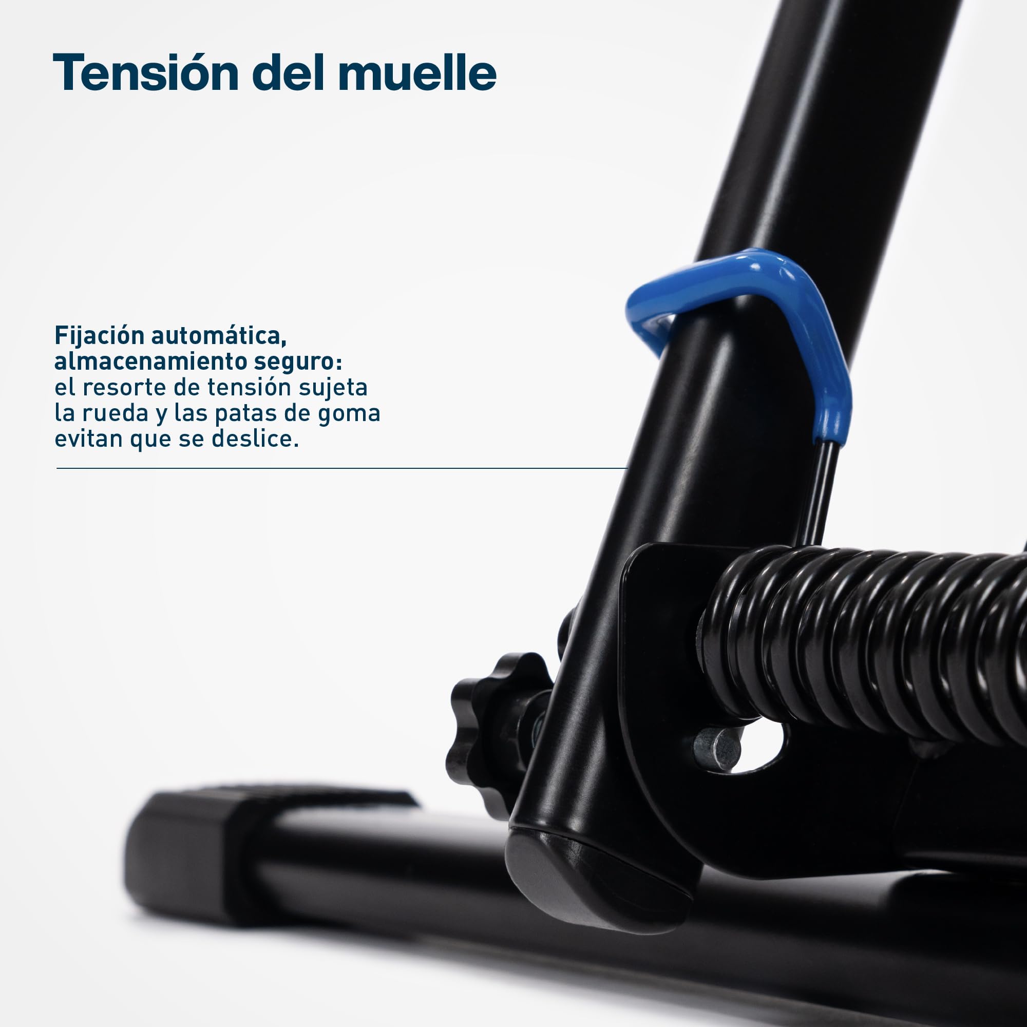 Soporte para Bicicleta de hasta 29 Pulgadas, Soporte para Rueda Delantera y Trasera con fijación al Suelo, Adecuado para Bicicleta de montaña, Bicicleta de Carretera, etc. Stanley Stand by BikeBroz