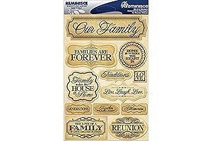 Reminisce Signature Dimensional Stickers for Family Memories