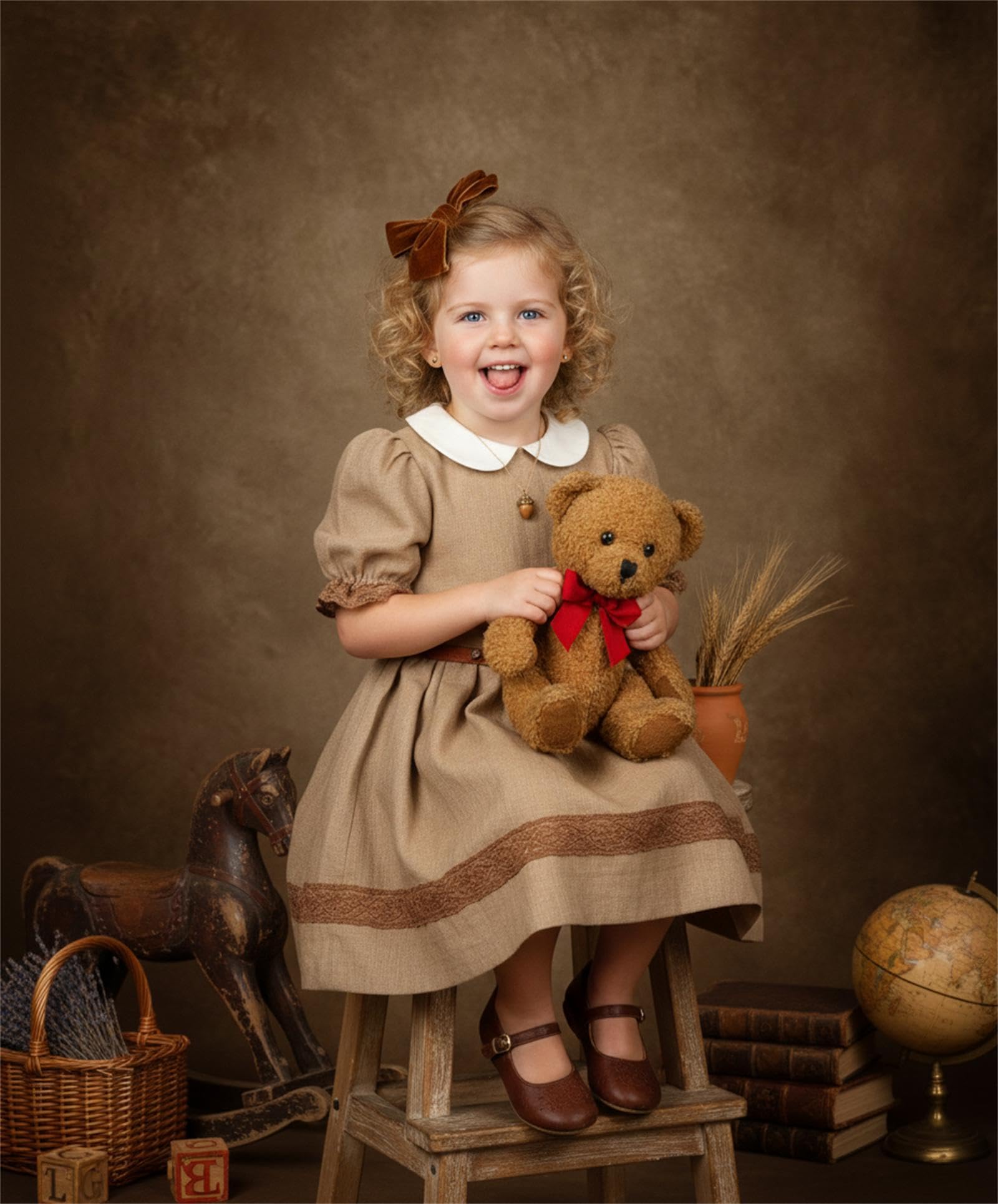 Kate Fotohintergrund 1,5 x 2,2 m Dunkelbraun Textur Fotohintergrund faltbar professionell Studio einfach Retro dekorativer Wandteppich