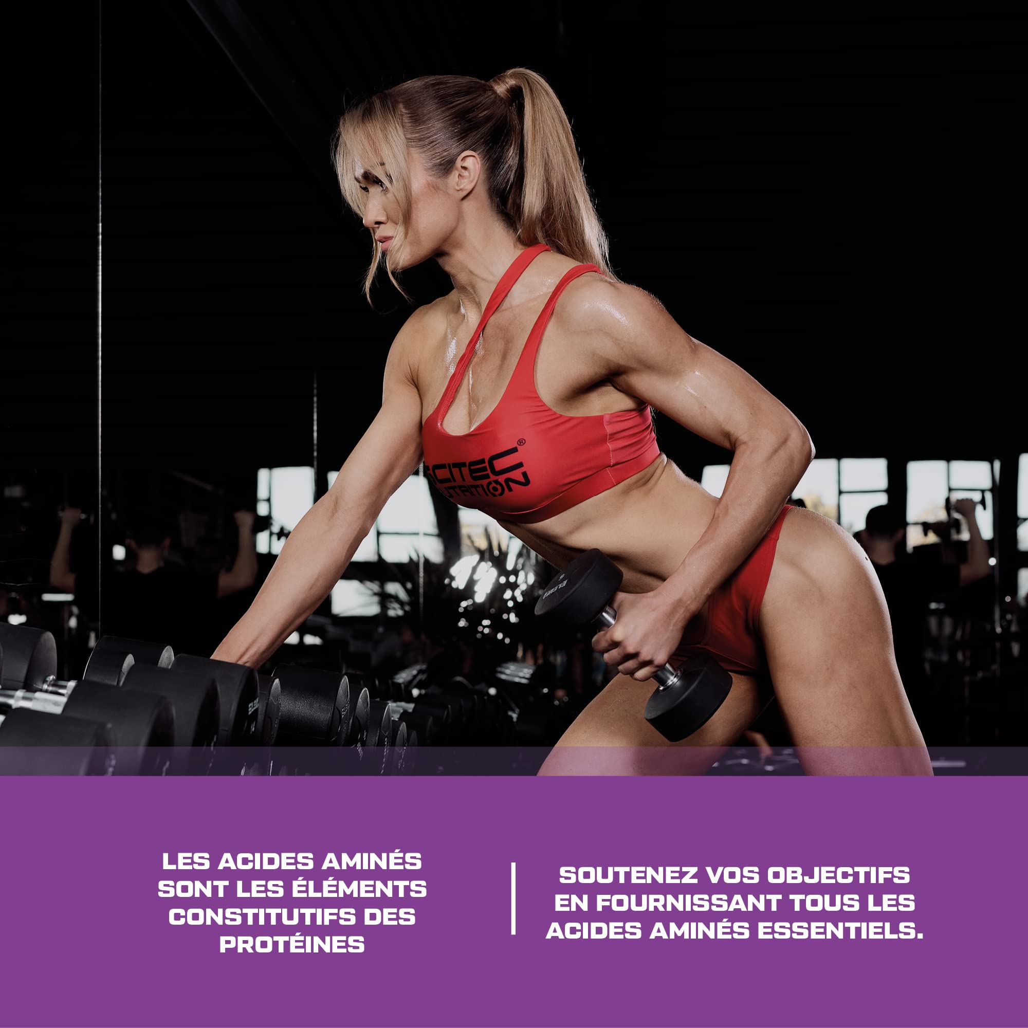 Scitec Nutrition Mega EAA Complément alimentaire sous forme de gélules contenant des acides aminés essentiels, 240 capsule