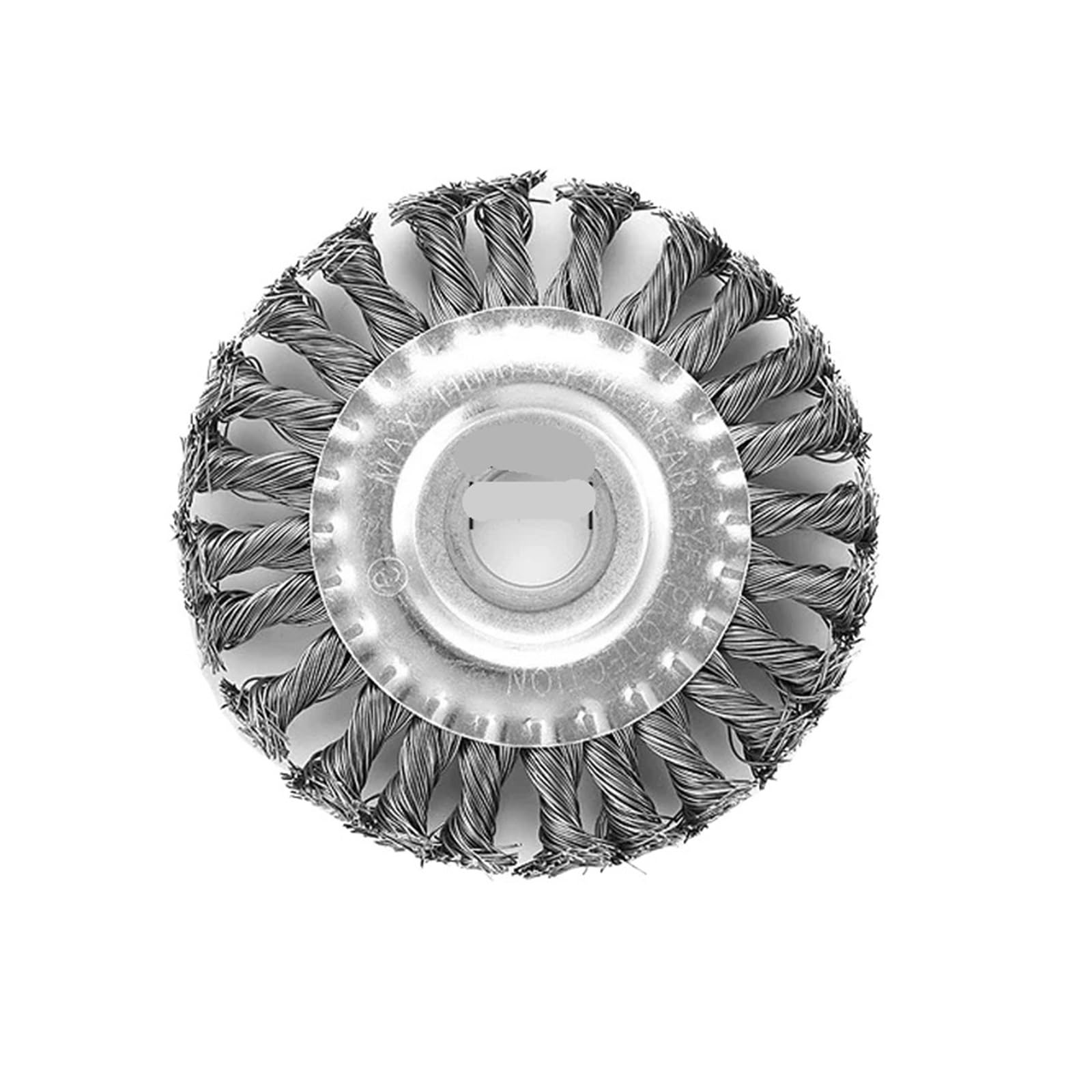 Disassembly Wire Wheel Cup Brush Plate Twist Knot Wire Wheel Brush Angle Grinder Cleaner Accessories(100mm)