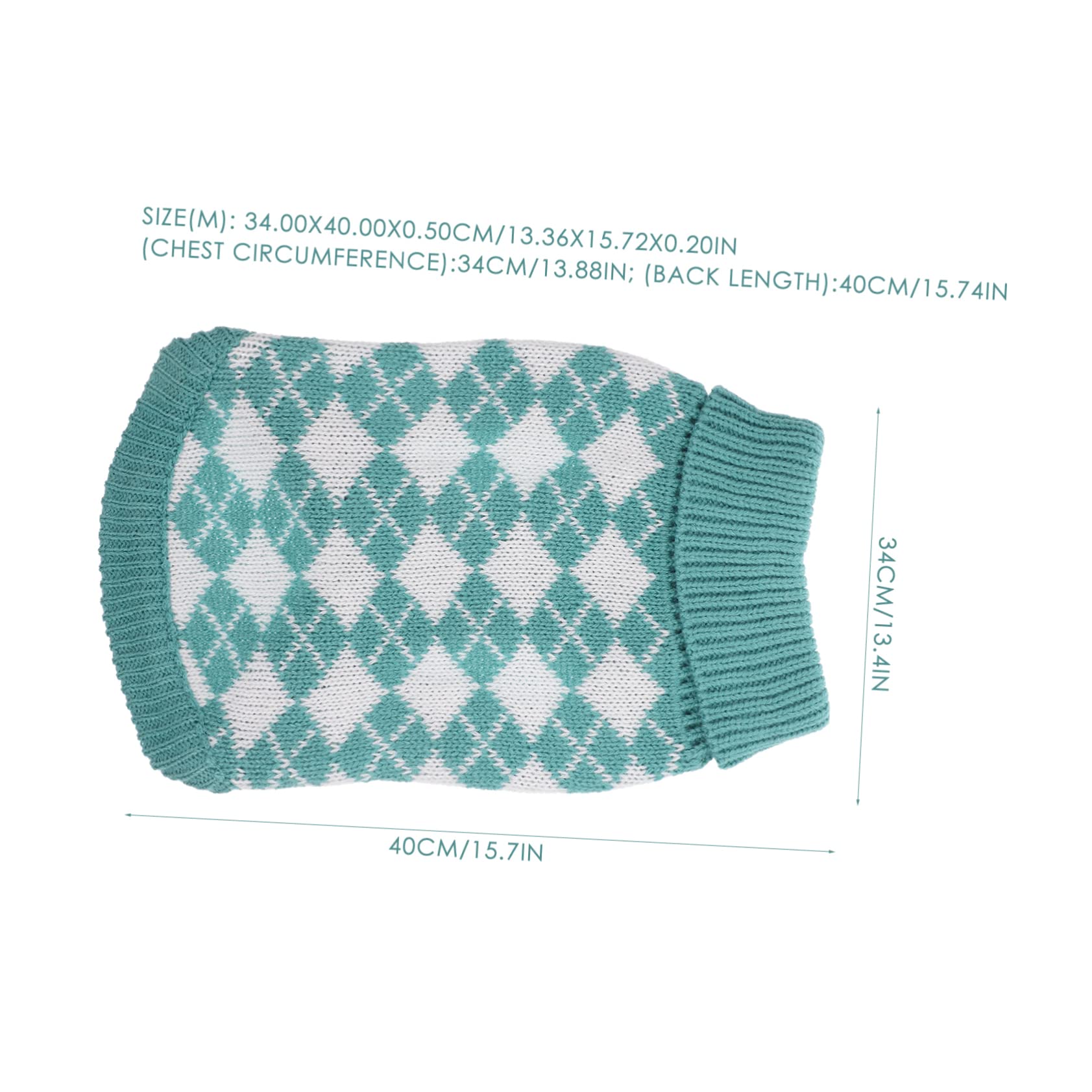 minkissy 4pièces Pull pour Chien Manteau Chaud à Carreaux pour Animaux De Compagnie Vêtements Hiver pour Petits Moyens Et Chiens