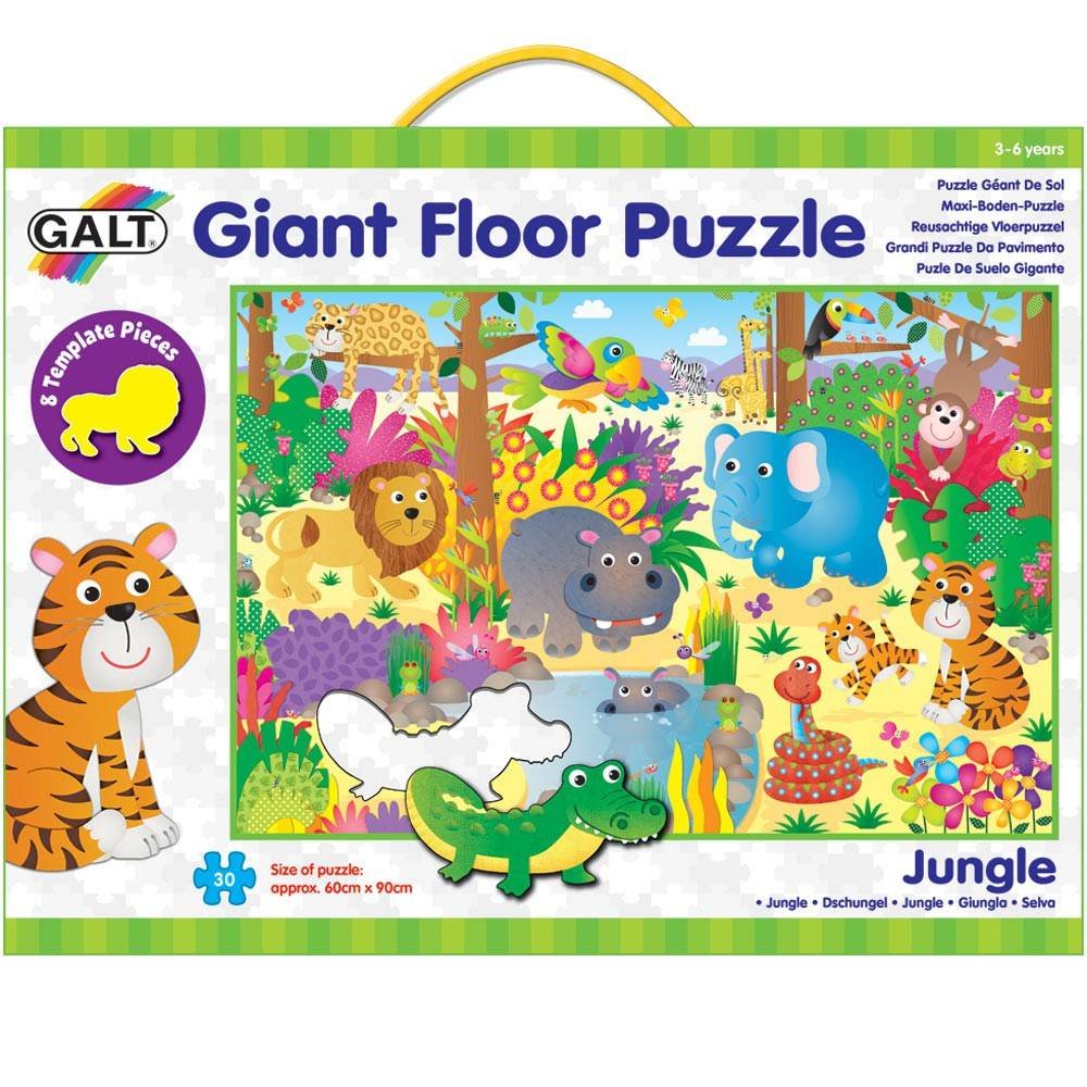 Galt - Grote vloerpuzzel - Jungle - 30st.