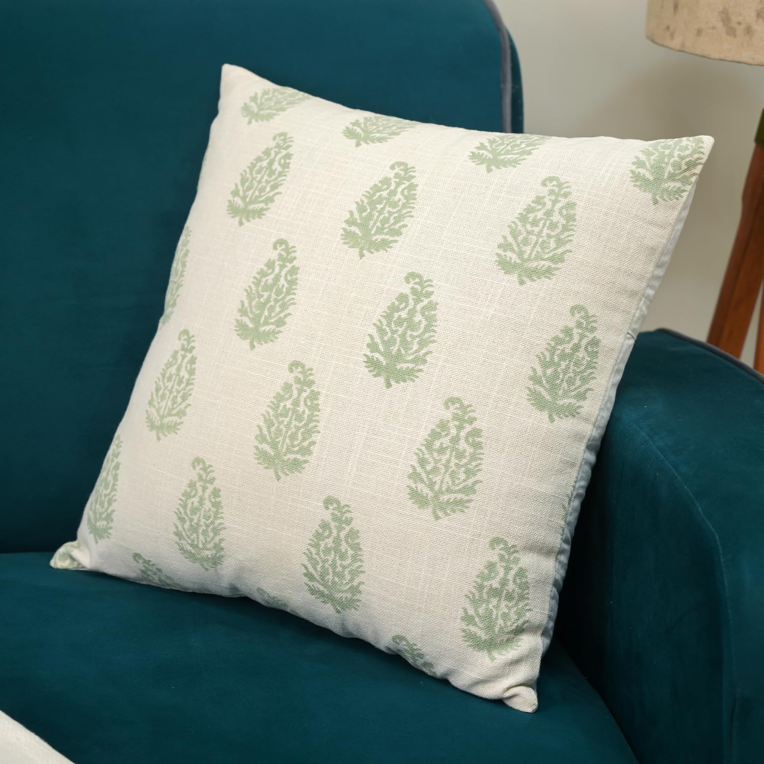 ABSTRACT INDIA Cotton Cushion Covers for Sofa & Bed Set of 1 4