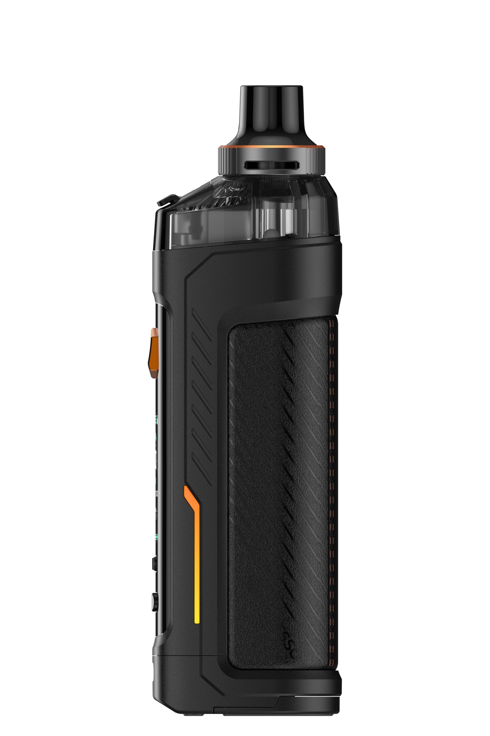 Vaporesso Armour GS Sub Ohm Pod Kit Black Removable 18650 Battery (sold separately) 5-80W Variable Wattage Pulse Mode No Nicotine