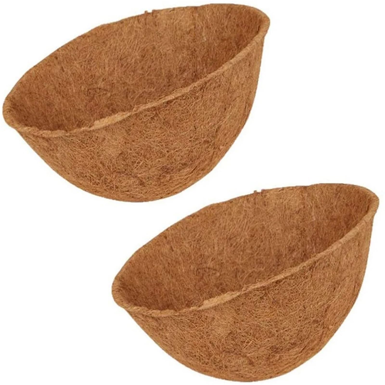 Kokosmatte 2er-Set Kokosfaser-Pflanzenfaser-Einlage, Großrolle, Teppich, Wandhängekörbe, Blumentopfmatte(12 Inches)