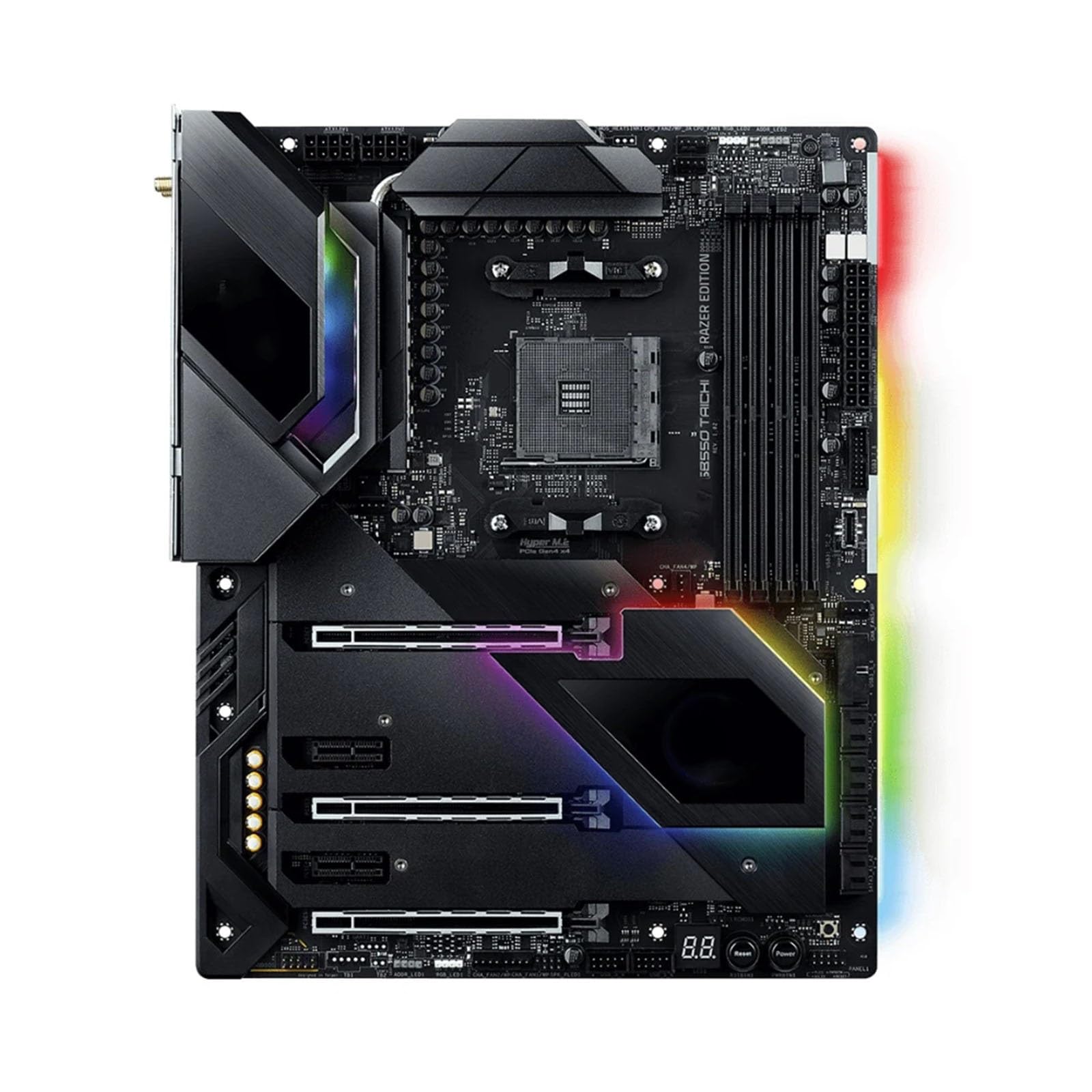 Fit For ASRock B550 TAICHI RAZER EDITIDN Motherboard Supports Ryzen 9 5950X 5900X 7 5700X3D 5800X3D CPU DDR4 128GB M.2 ATX AM4 computer motherboards