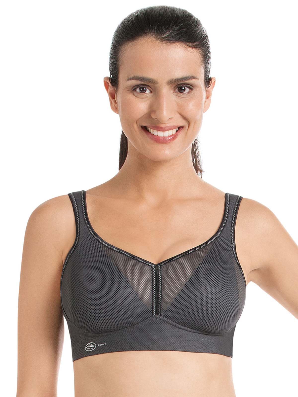 Anita Air Control Padded Cup Sports Bra Anthracite 32F