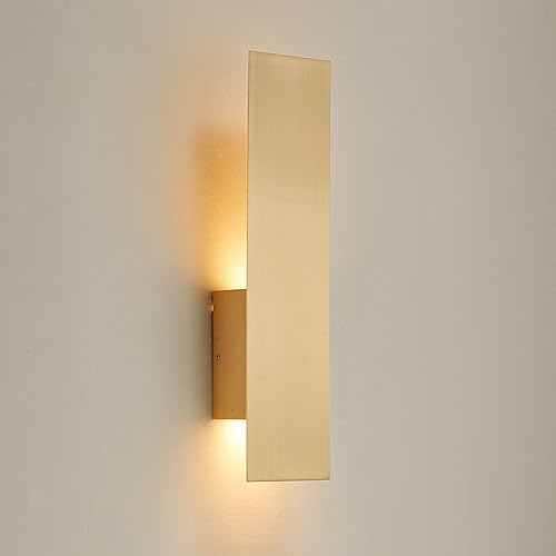 LEDMyplace - Aplique decorativo de pared LED de 2 luces, 120 V, base GU10, alto CRI, cuerpo de hierro y difusor de vidrio esmerilado, certificación