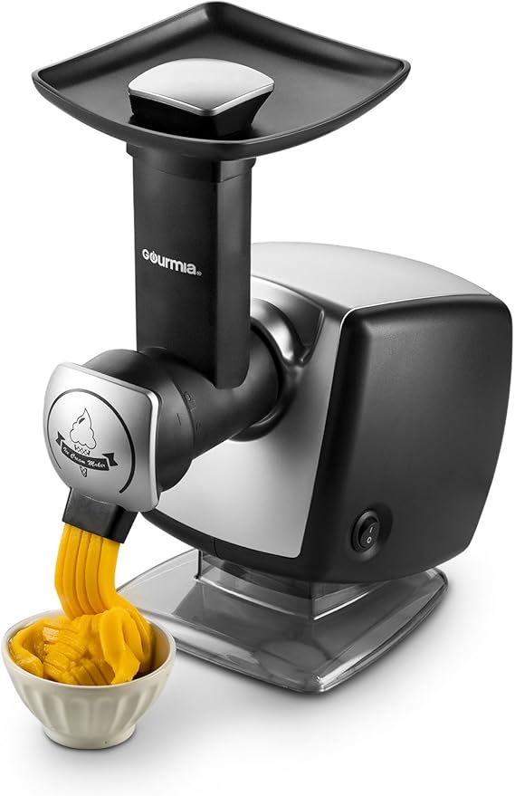 Gourmia GSI180 Automatic Healthy Frozen Dessert Maker, Makes Sorbet