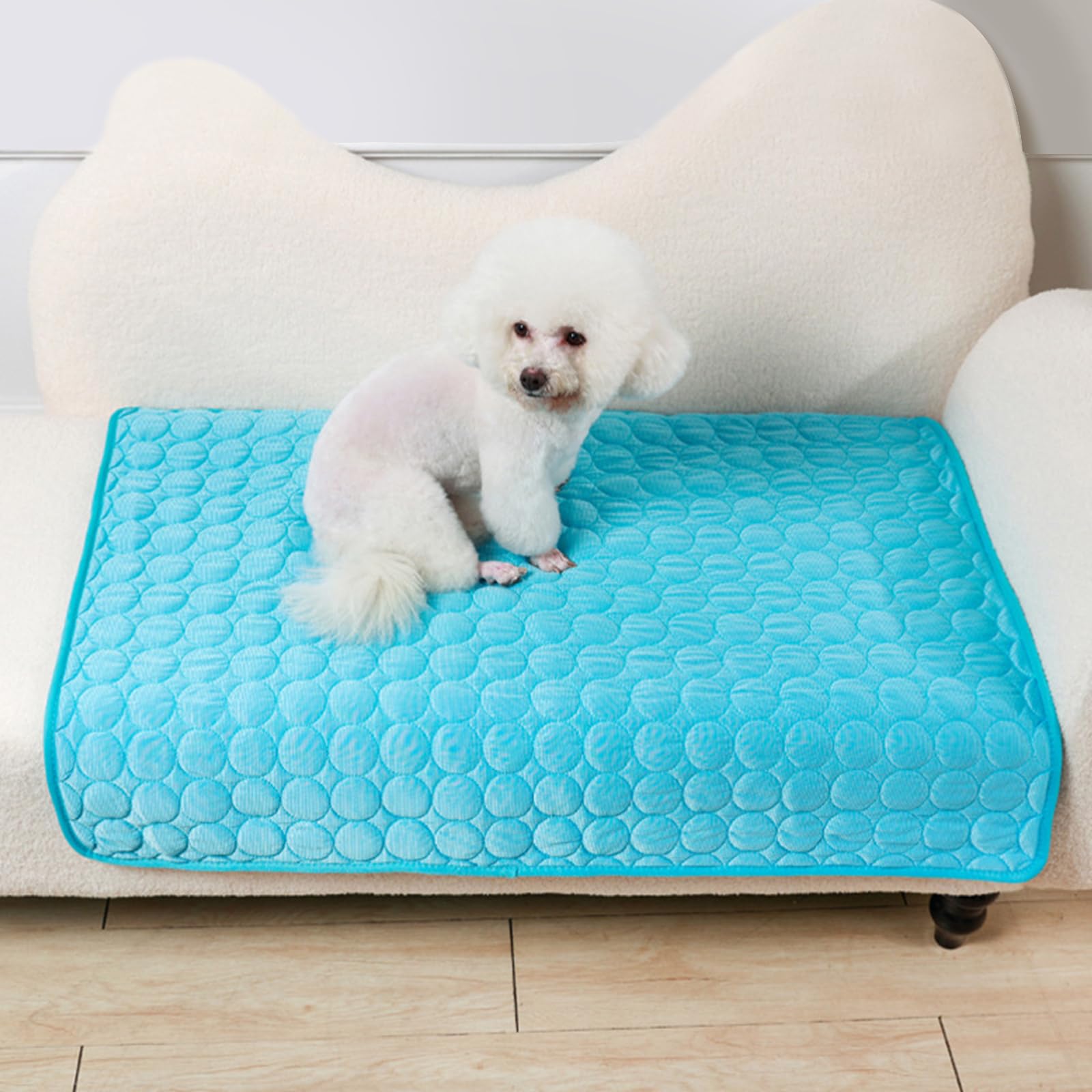 Cube-LED Pet Ice Pads for- Refreshing and Reusable Cooling Mats for Pets Perfect Summer Companion (B/30cm*40cm) - Image 4
