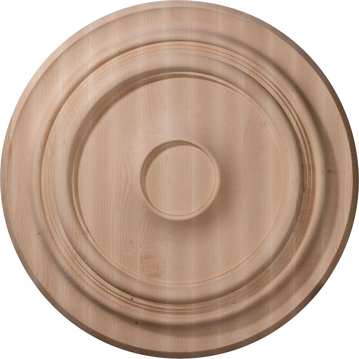 Ekena Millwork CMW16TRRO Ceiling Medallion, 16"OD x 1 1/8"P, Red Oak