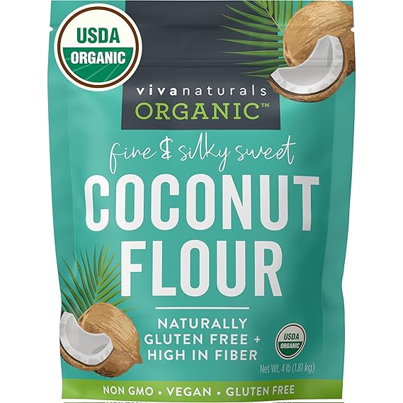 Organic Coconut Flour (4 lbs) Gluten Free Flour