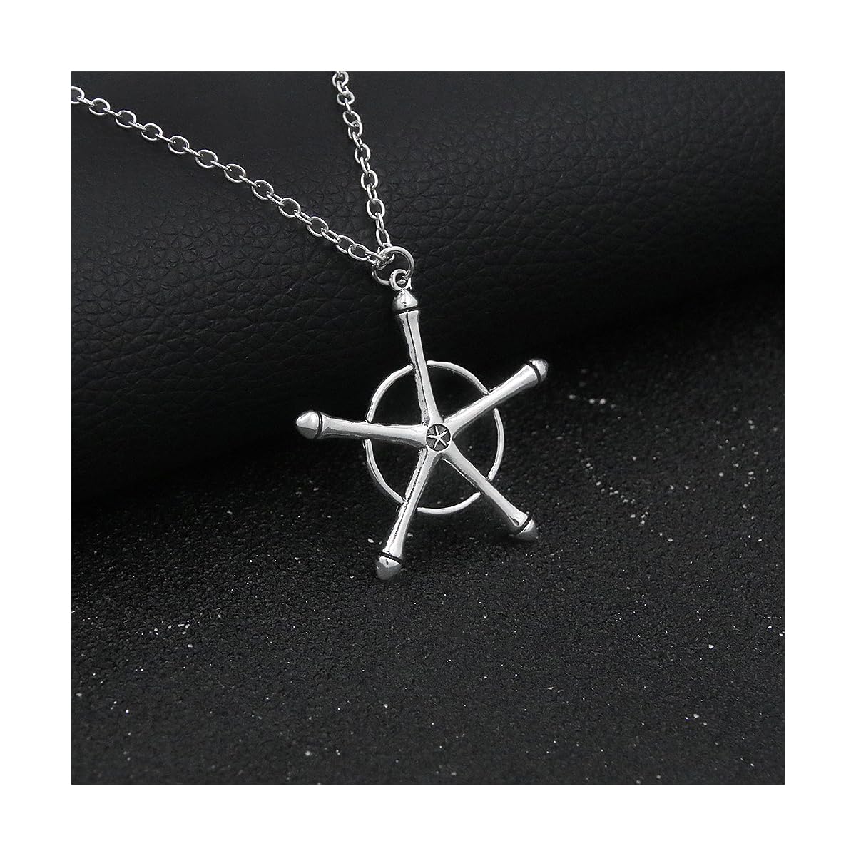 BLEACH 死神 滅却師 石田雨竜 ネックレス コスプレ 50cm : ブリーチ 千年血戦篇 ネックレス キーホルダー 滅却師