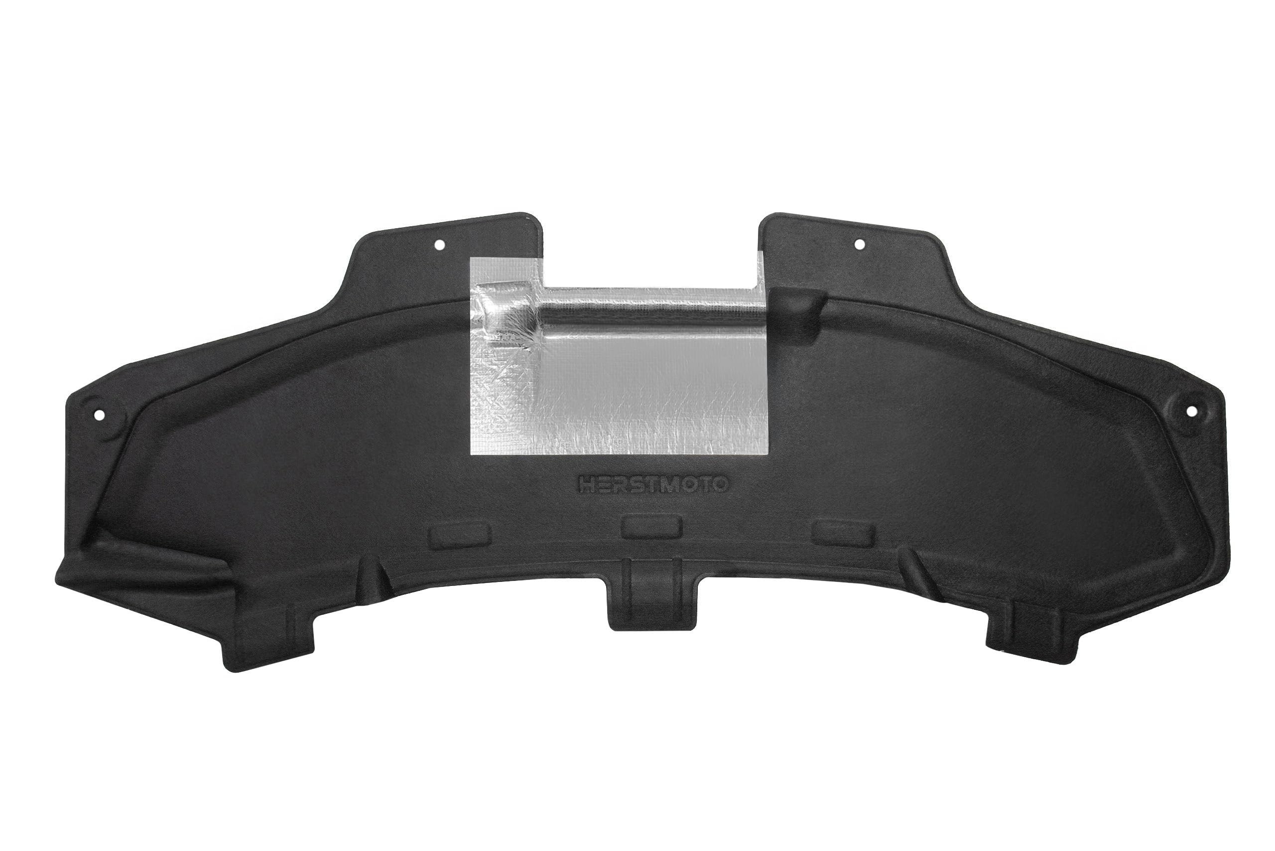 GEPCO Dämmmatte Motorhaube Motorhaubendämmung Motorraumdämmung mit Clips kompatibel mit PEUGEOT 207 2006–2012 9681498480