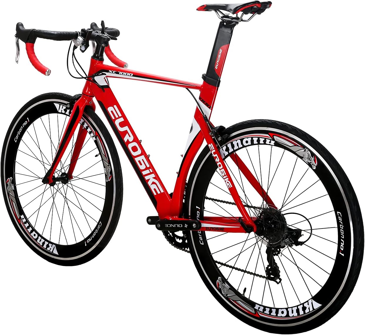 XC7000 Lightweight Adult Road Bike Aluminum Frame Regular High Rim 14 Speed Gear System Road Bicycle Red : Sports & Outdoors