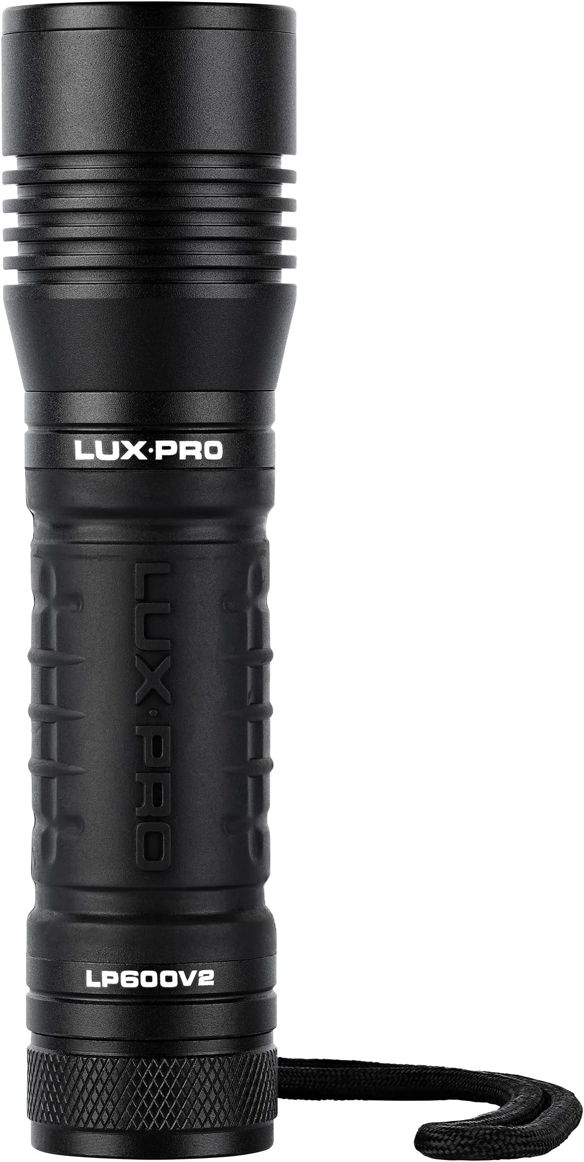 Bright 400 Lumen CREE LED Handheld Flashlight - Features TackGrip and Aircraft-Grade Aluminum - Pocket-Sized Camping Accessories with Wrist Lanyard - Batteries Included