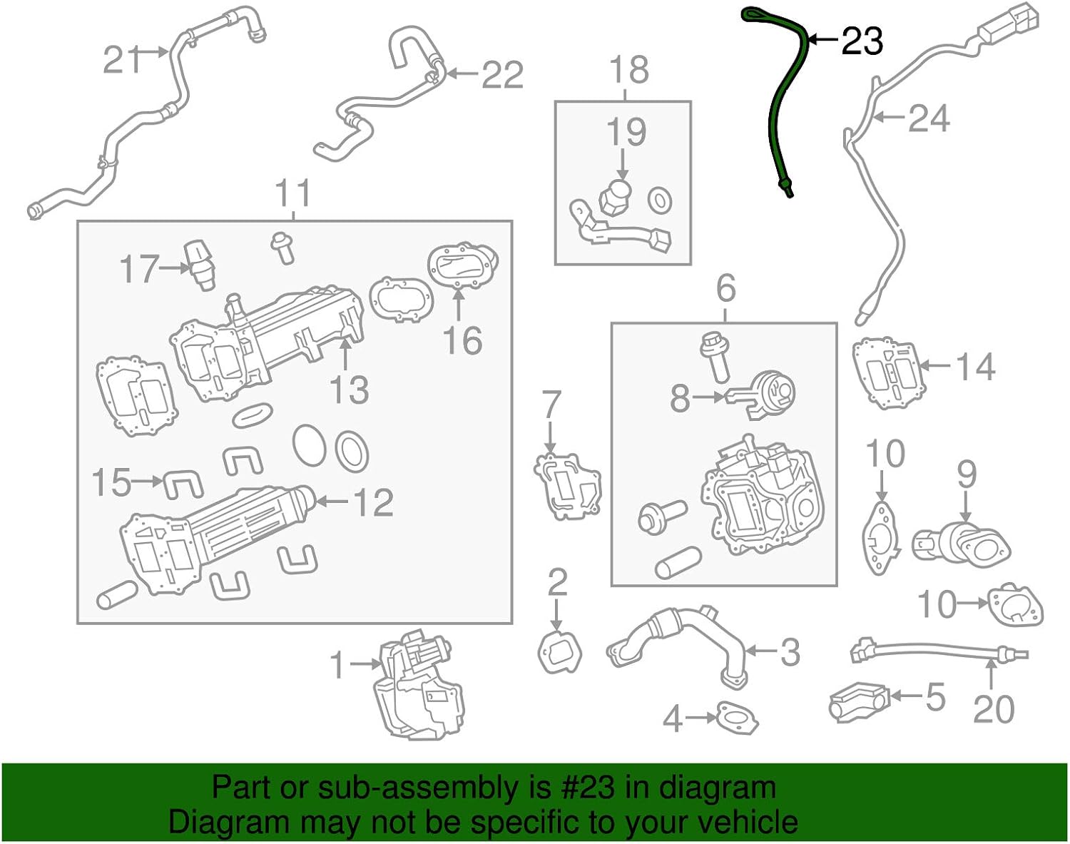 Ford AC3Z-5J213-C Sensor - EXHAUS