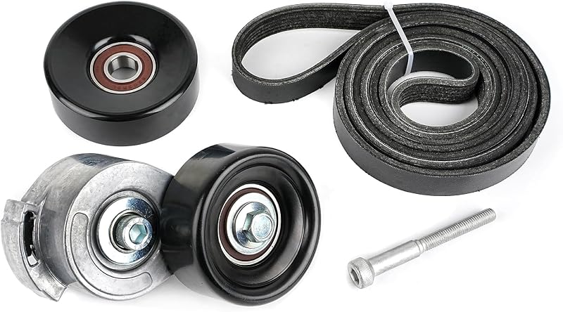 Kit de tensionador, polia guia e correia serpentina Tykick para Ford Ranger e Mazda B3000 3.0L V6 – 1 kit