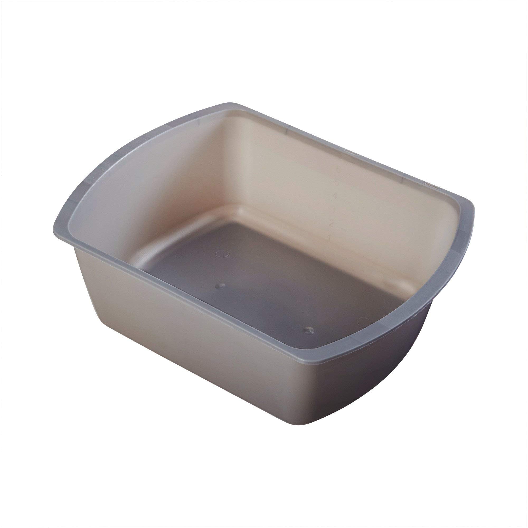Amazon.com: McKesson Wash Basin, Plastic, Rectangle, 7 qt, 1 Count ...