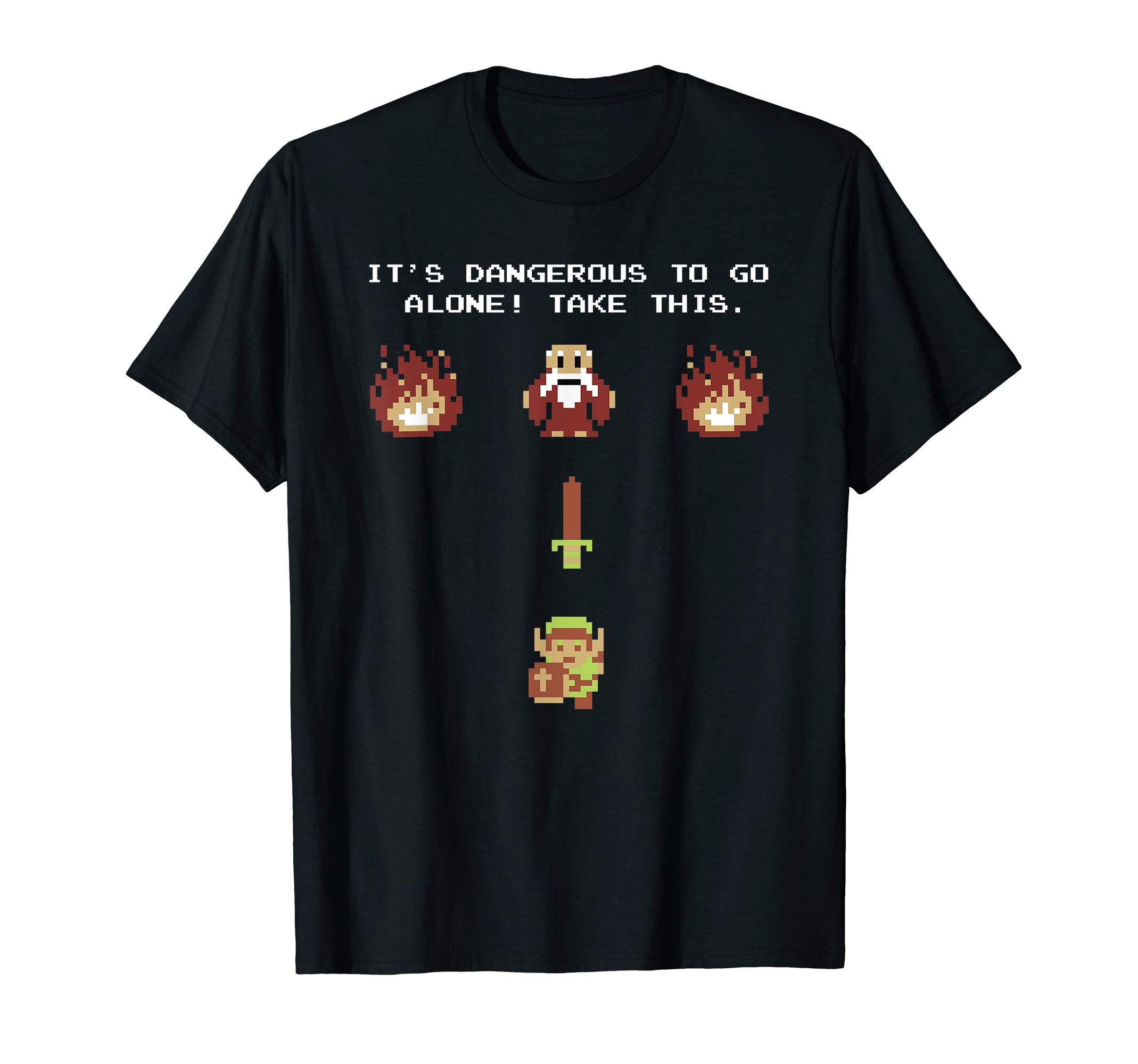 The Legend of ZeldaNintendo Zelda Classic NES Epic Intro TAKE THIS! Short Sleeve T-ShirtOEKO-TEX STANDARD 100