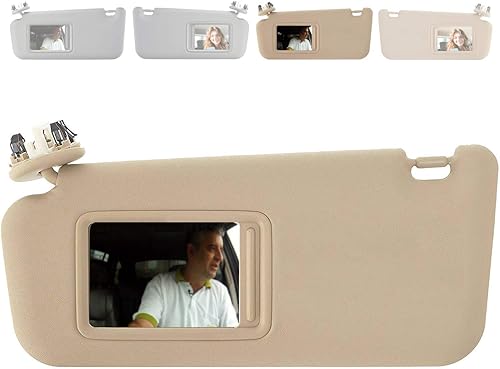 SAILEAD Reemplazo de visera solar compatible con Toyota RAV4 con techo corredizo y luz 74320-42501-B2, para el año 2006 2007 2008 2009 2010 2011