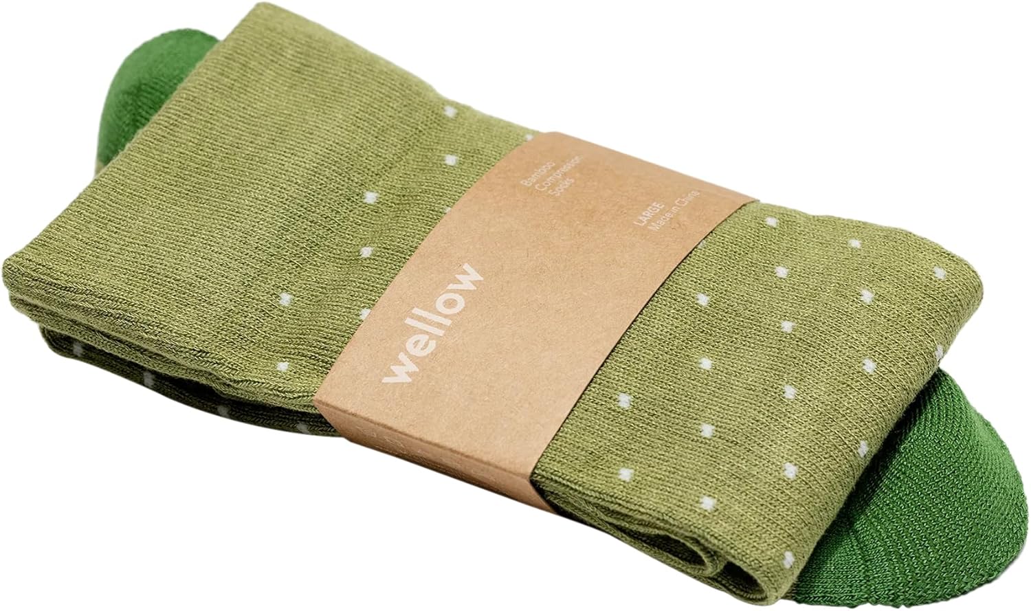 Wellow Premium Socks (Compression Socks - Regular) for Men & Women, Made with Viscose from Bamboo, Knee High, 18-25 mmHg