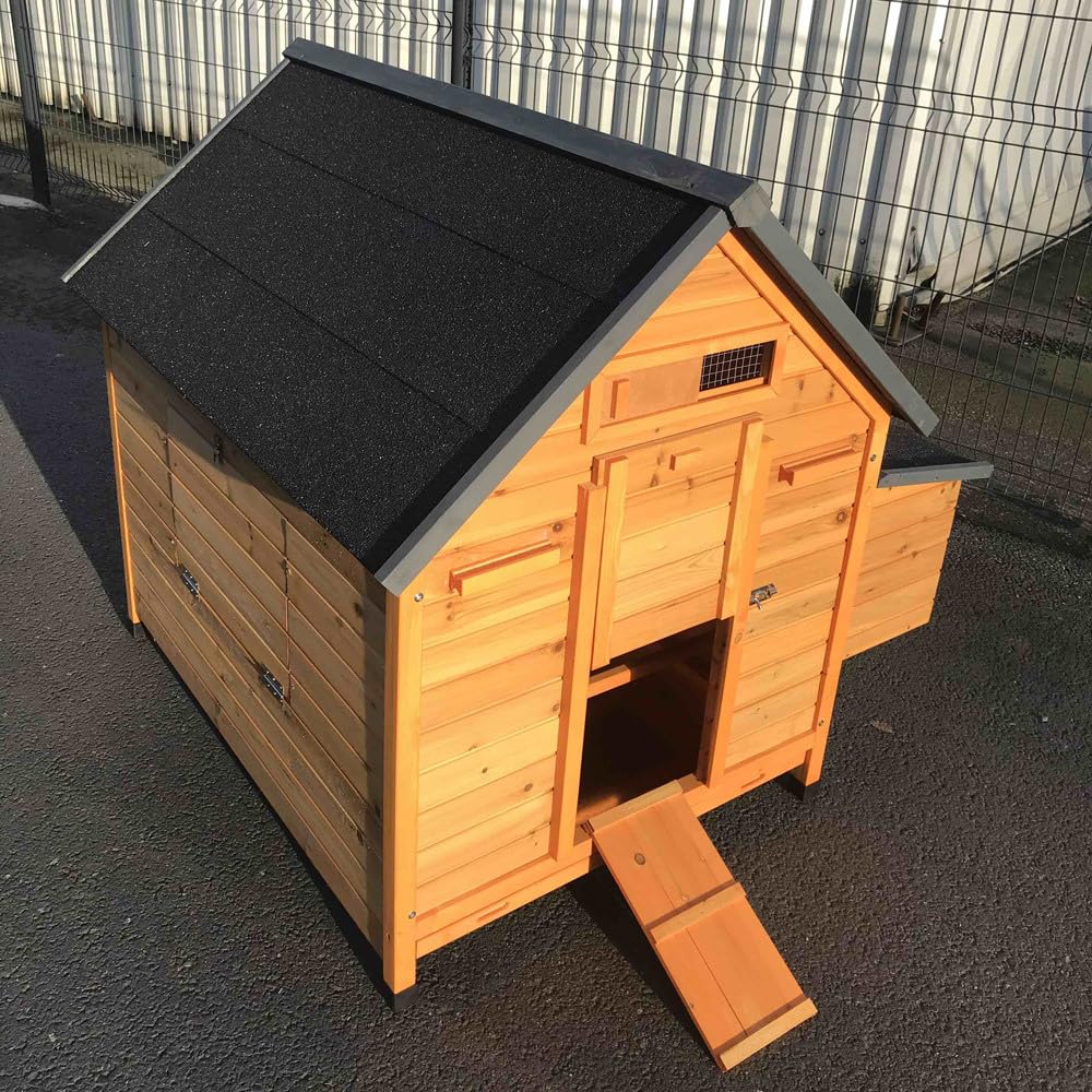 Animal Valley Celemani XL Techo Shingle Negro 6-10 Gallinas