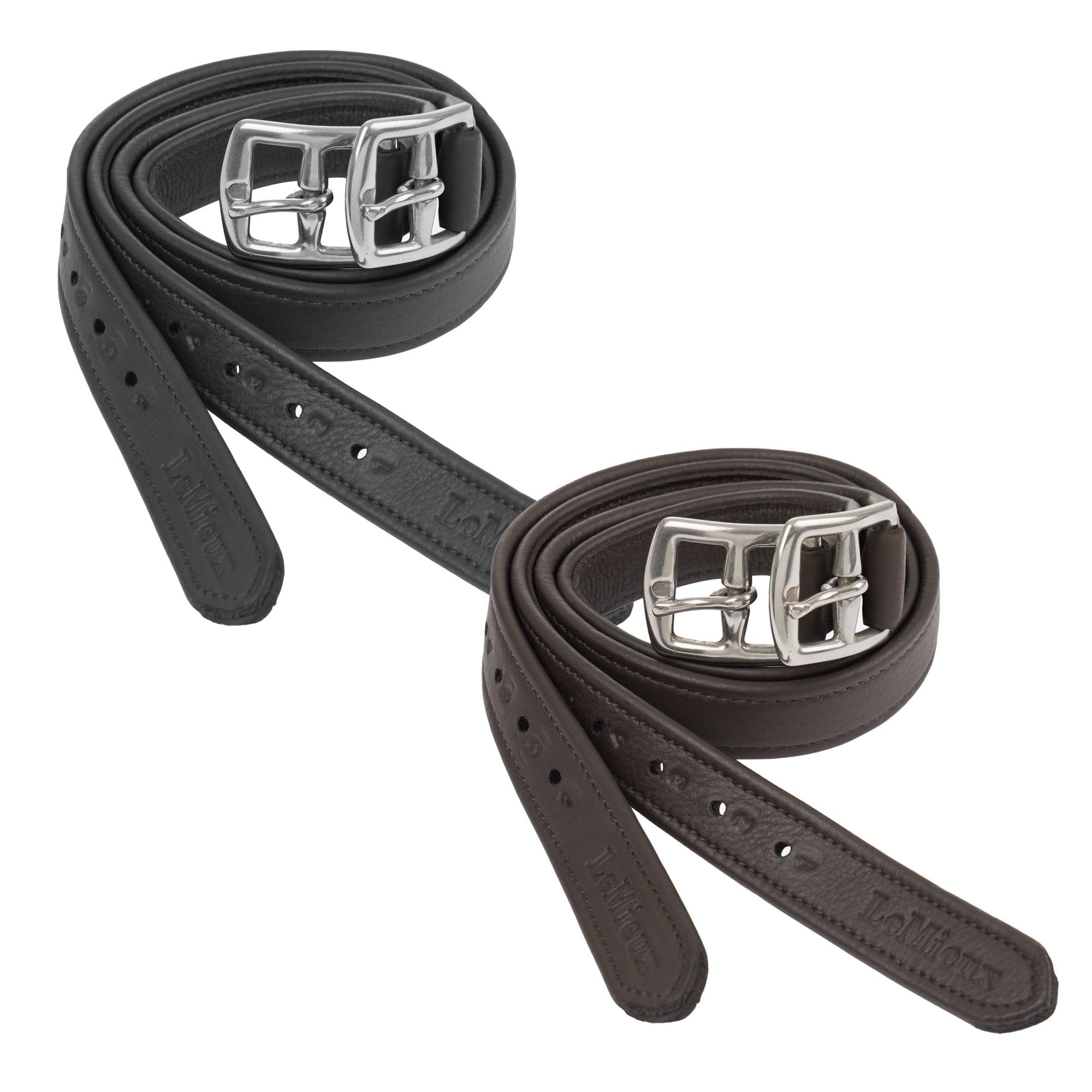 LeMieux Childrens Stirrup Leathers 85cm Black