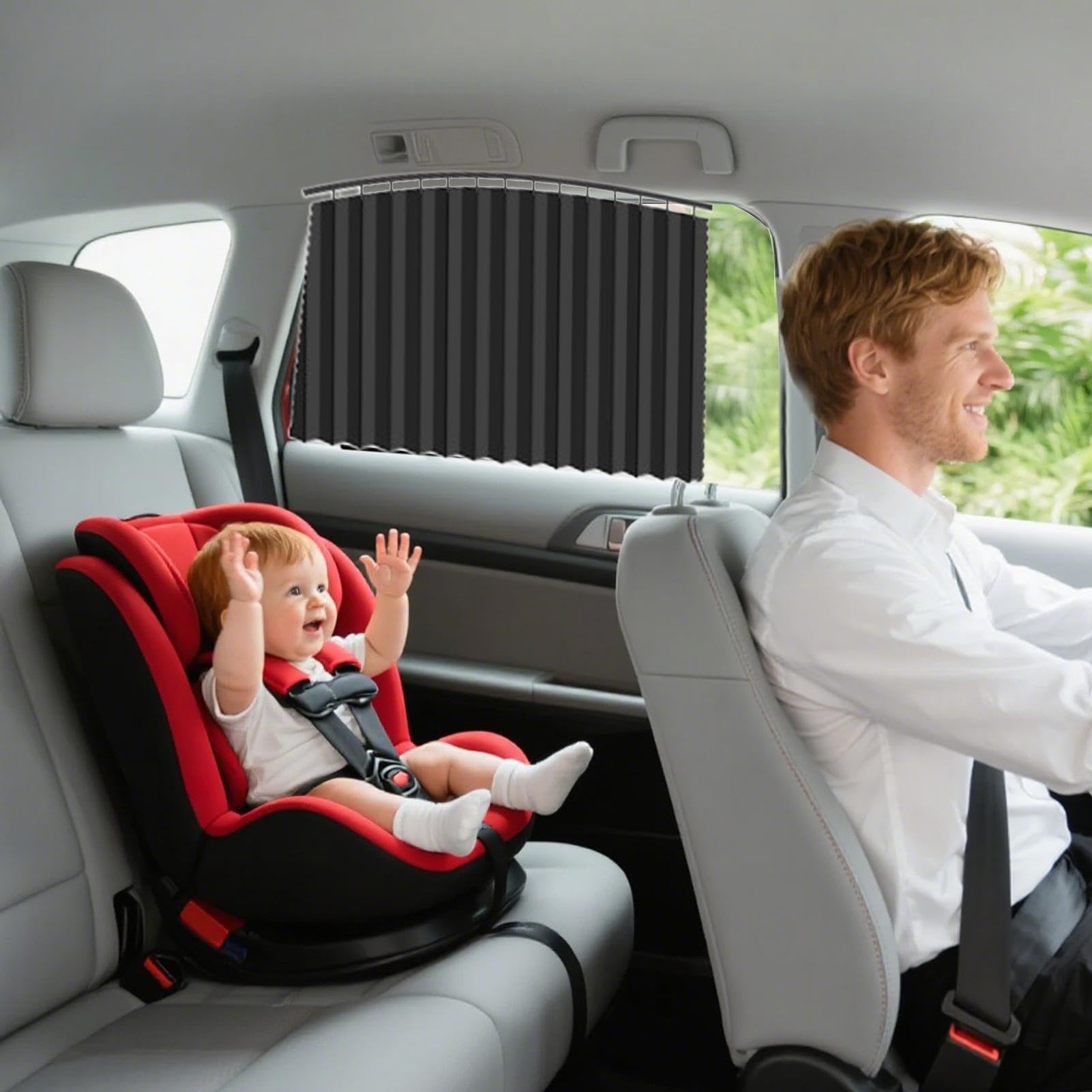 Parasole Per Finestrino Laterale Schermo Oscurante Magnetico Scorrevole | Coprifinestrini Auto Per Viaggio su Strada Outdoor Lunghe Percorrenze Spostamenti Quotidiani Furgoni SUV