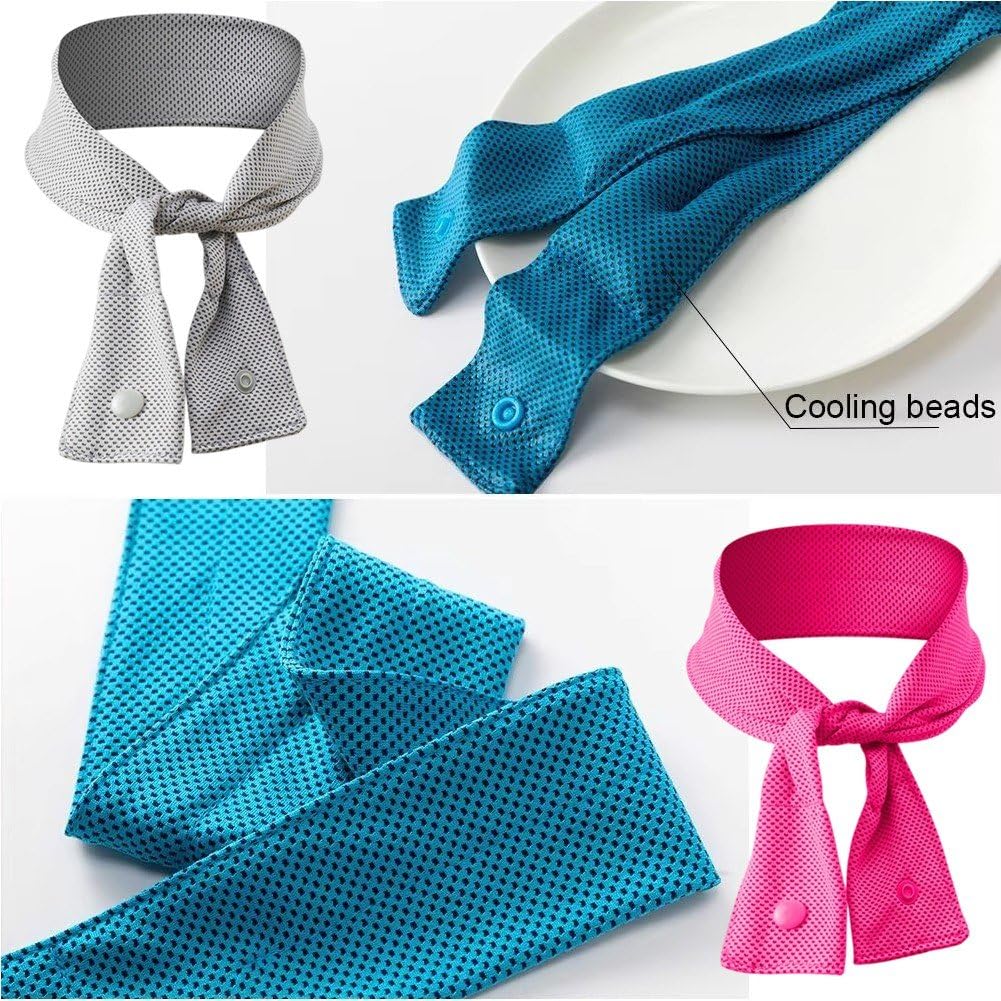 Pañuelo Refrescante para Cuello, Toalla para Secar Sudor, Bandana Refrescante para Cuello, Accesorios Deportivos De Verano para Mujeres Y Hombres